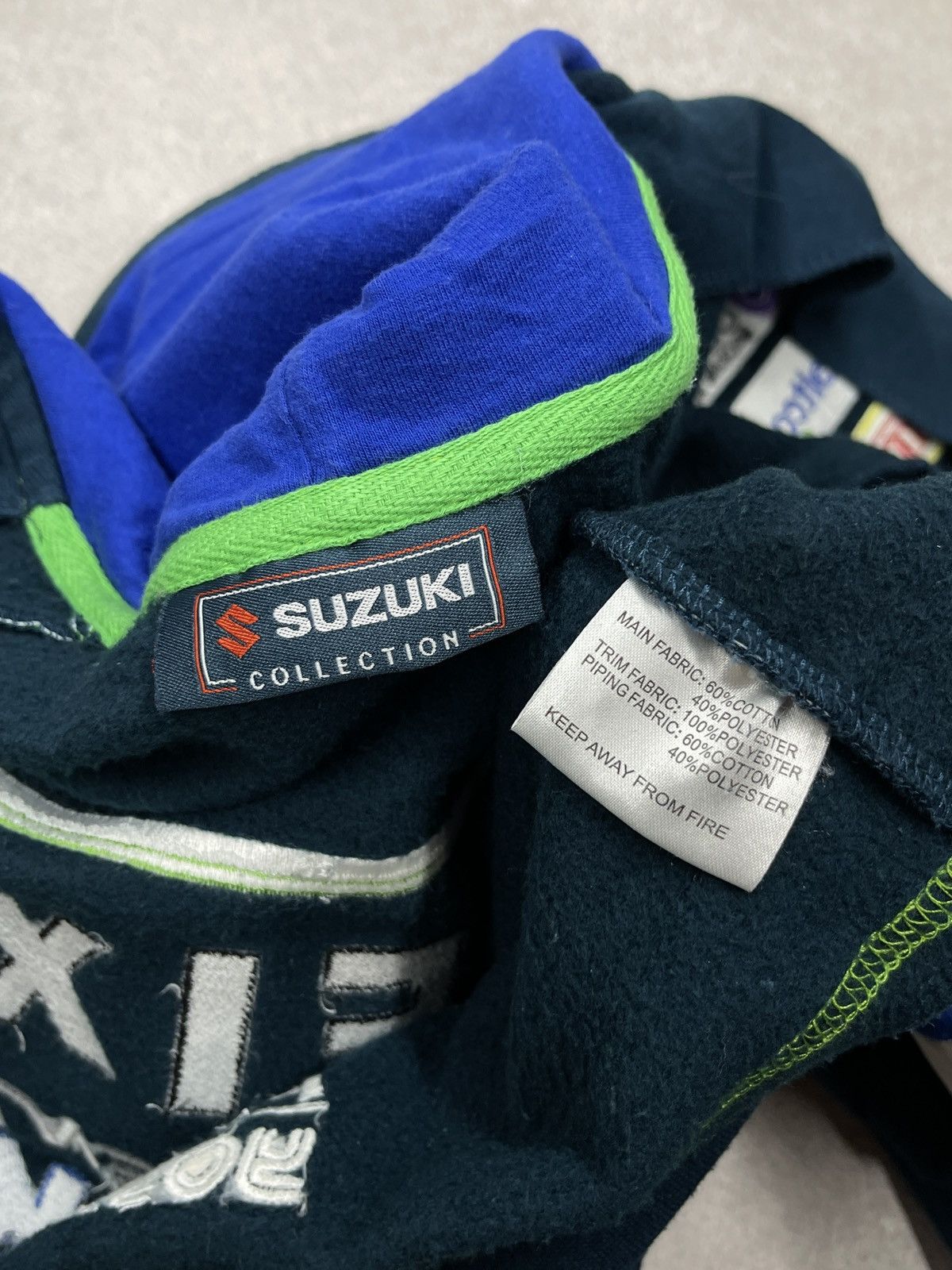 Formula 1 Suzuki Fixi Crescent Racing Superbike Team Hoodie Yoshimura Size US L / EU 52-54 / 3 - 15 Thumbnail