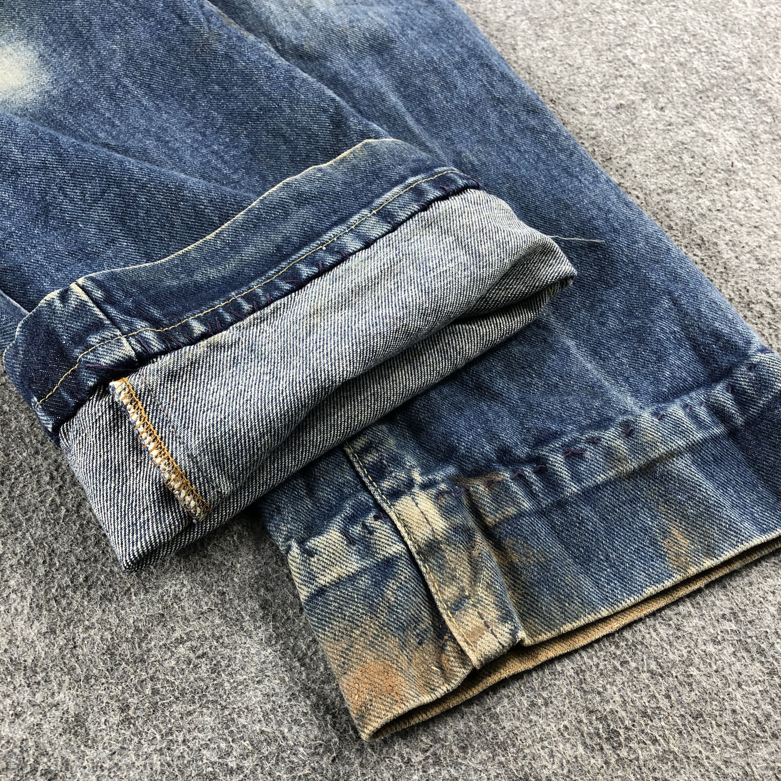 Lee Vintage Blue Wash Lee Jeans-J2678 Size US 31 - 7 Thumbnail