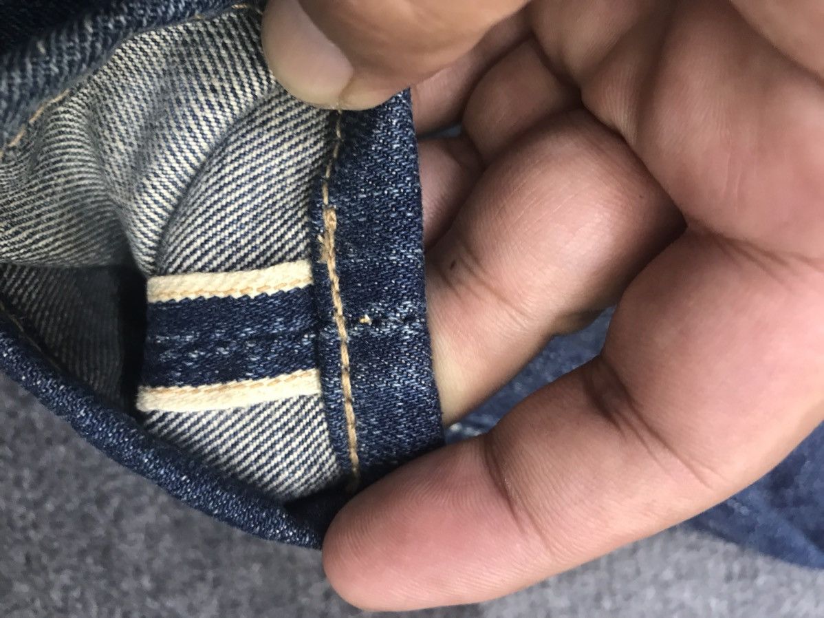Warehouse 💥THRASHED💥WAREHOUSE SPECIAL Thrashed Selvedge Jeans Size US 29 - 17 Thumbnail