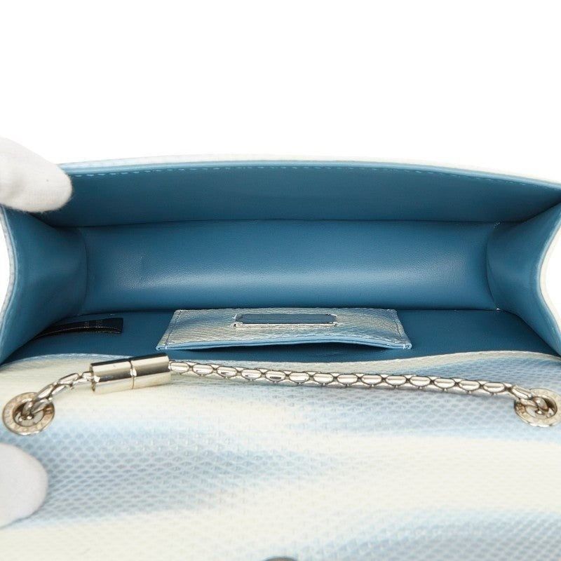 Bvlgari Bvlgari Leather Serpenti Forever Chain Shoulder Bag Ivory Size ONE SIZE - 3 Thumbnail