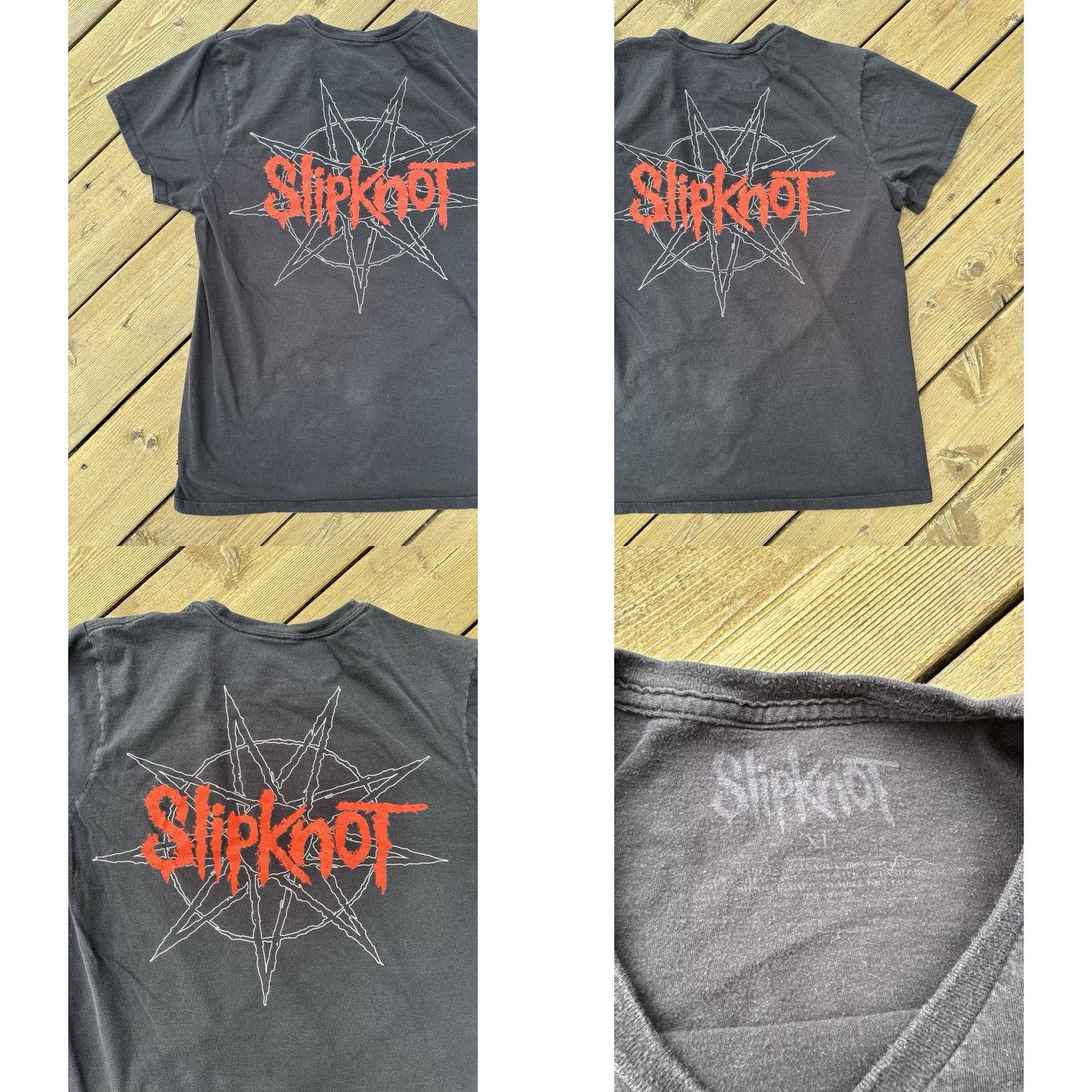 Bravado Slipknot Skull T Shirt Double Sided Black Band Tee XL Heavy Metal Tour Size XL / US 12-14 / IT 48-50 - 8 Thumbnail
