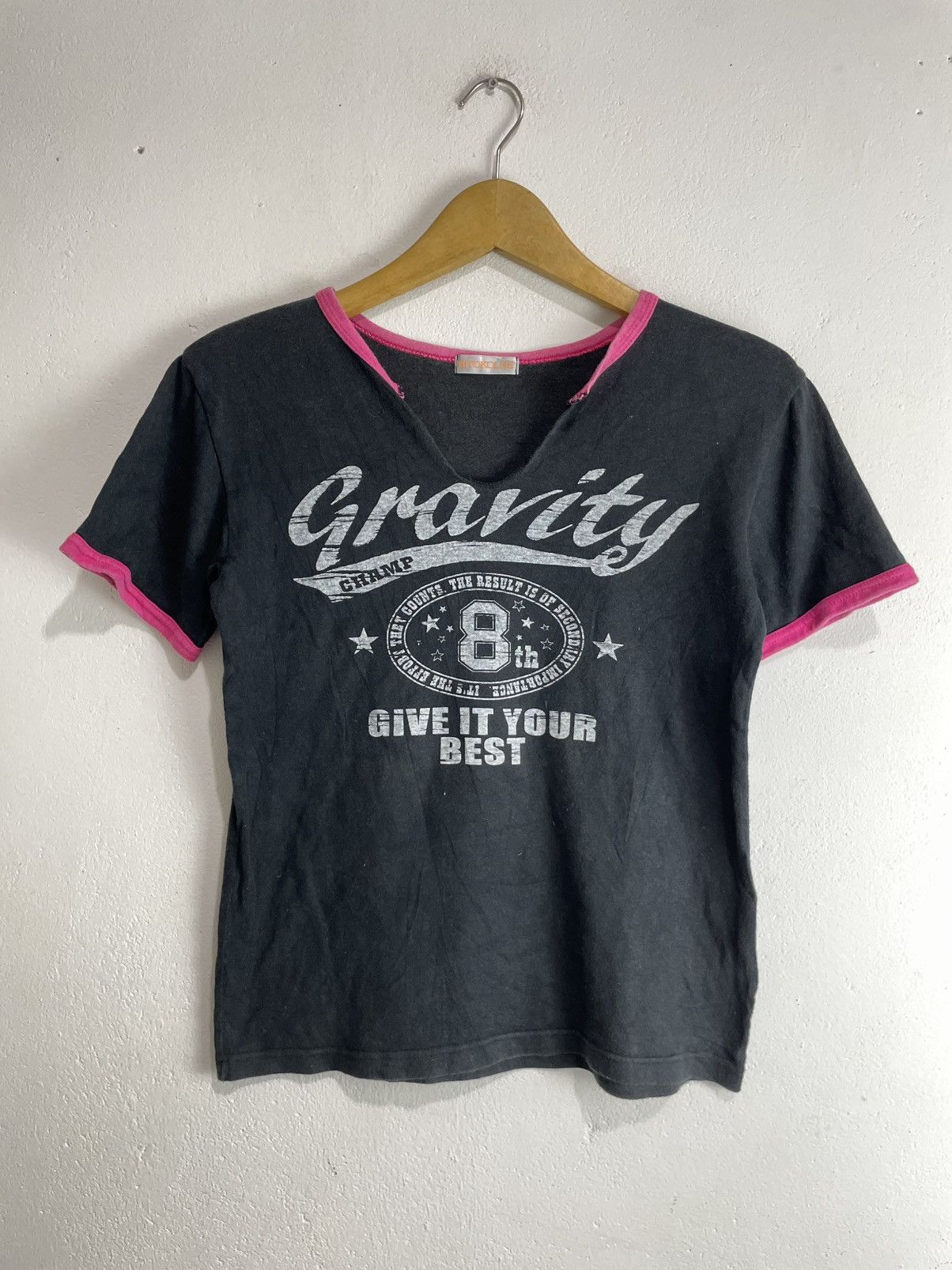 Beauty Beast Y2k Gravity Give it your best Poem Tee Bitokolne Japan Size M / US 6-8 / IT 42-44 - 1 Thumbnail