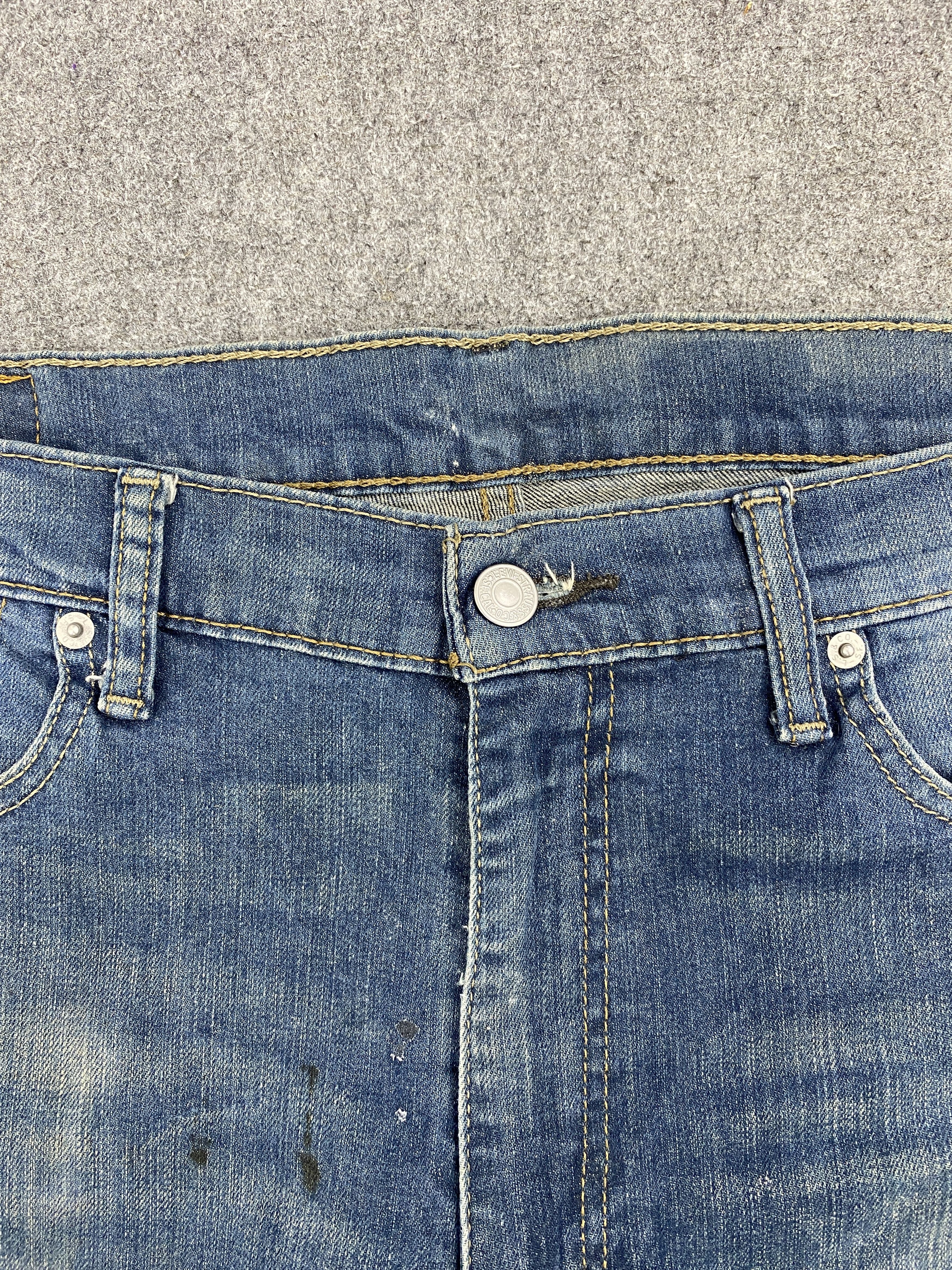Levi's × Vintage Splatter Paint Vintage Levis 513 Denim Jeans Size US 36 / EU 52 - 9 Thumbnail