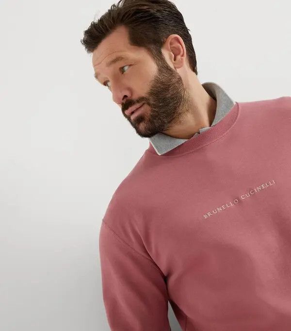 Brunello Cucinelli o1la1rc1a0425 Sweatshirt in Pink Size US L / EU 52-54 / 3 - 4 Thumbnail
