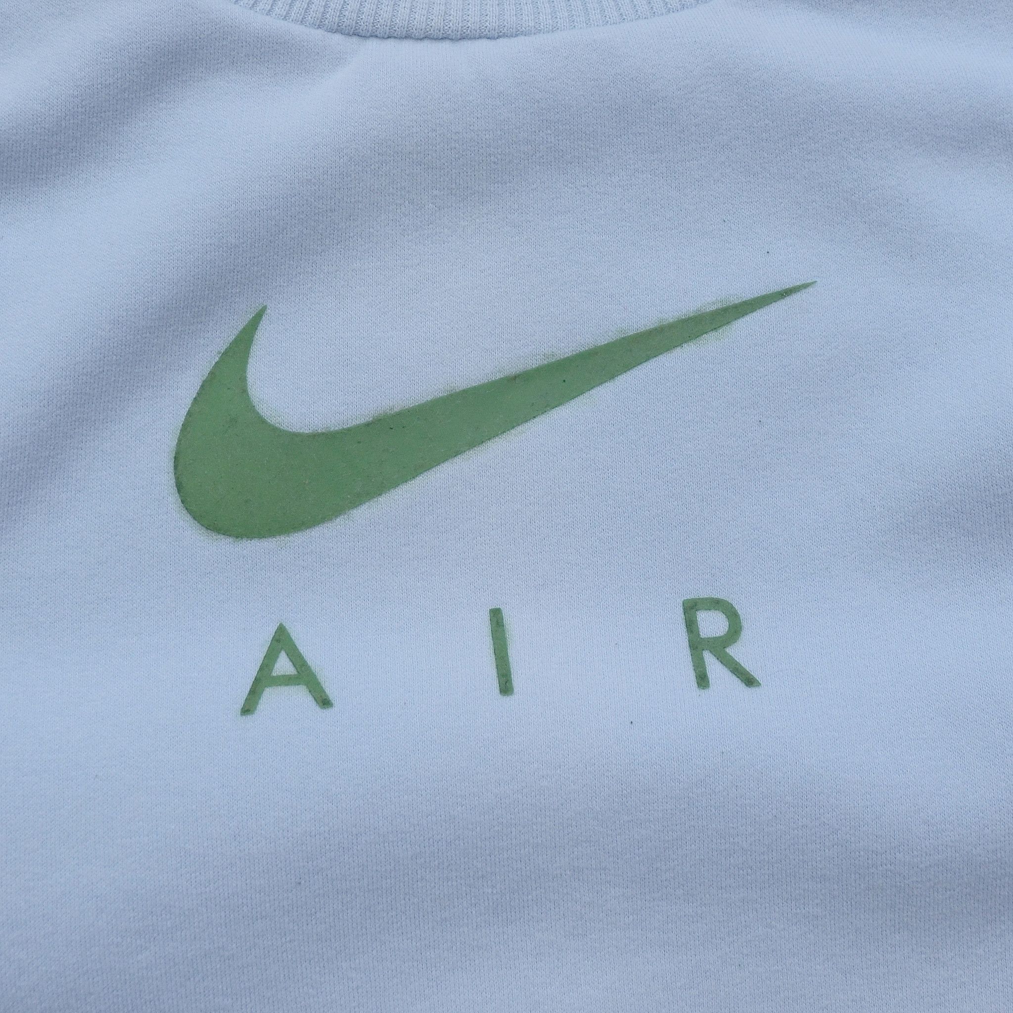 Nike × Vintage Vintage NIKE AIR SWOOSH BIG Logo Raglan Sweatshirt Size M / US 6-8 / IT 42-44 - 4 Thumbnail