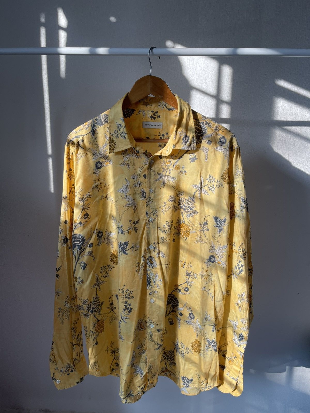 Etro Etro Flower Pattern Shirt Size US XL / EU 56 / 4 - 2 Thumbnail