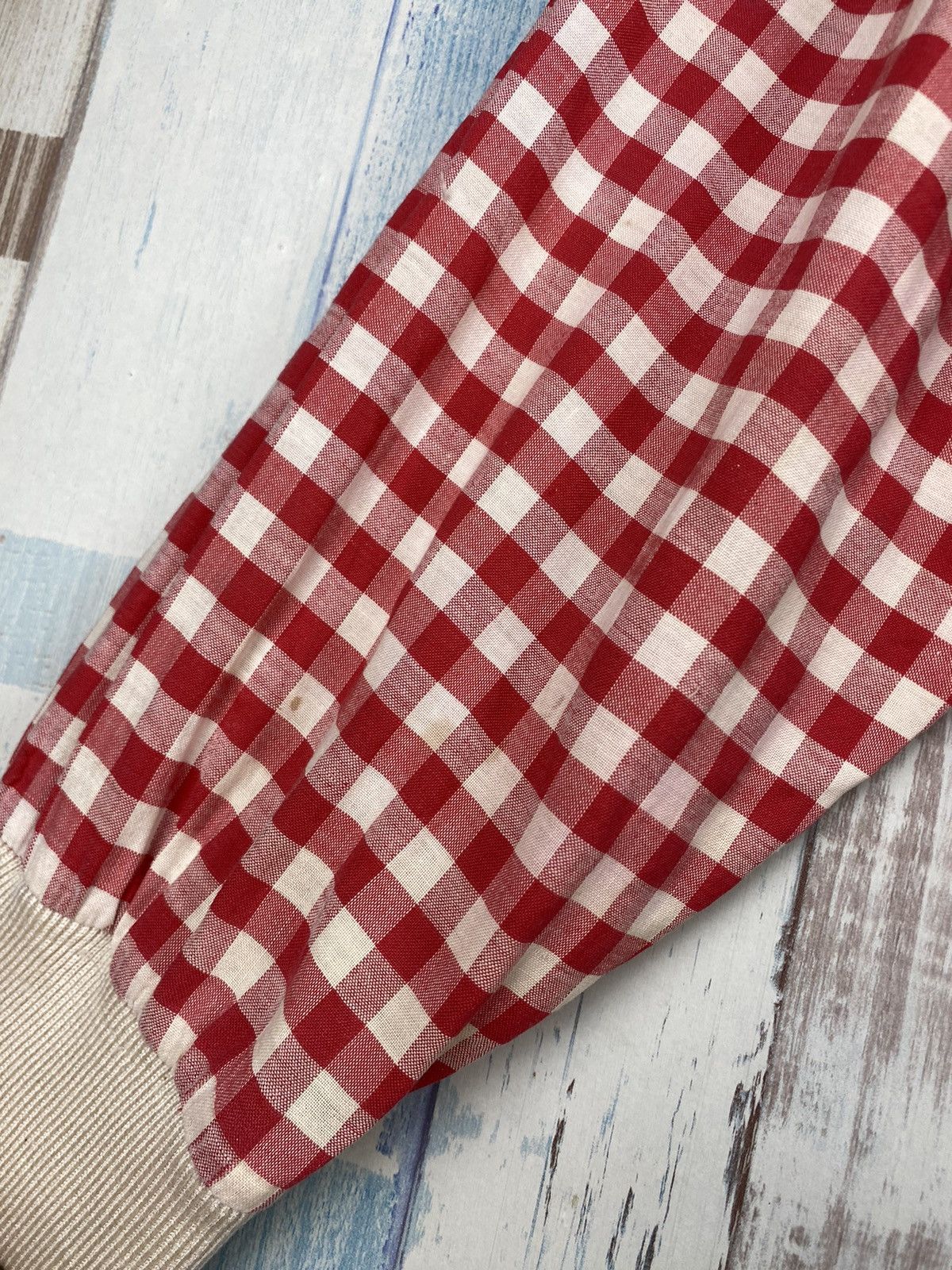 Vintage Vintage 1993 James Dean Gingham Bomber Jacket Size US M / EU 48-50 / 2 - 15 Thumbnail