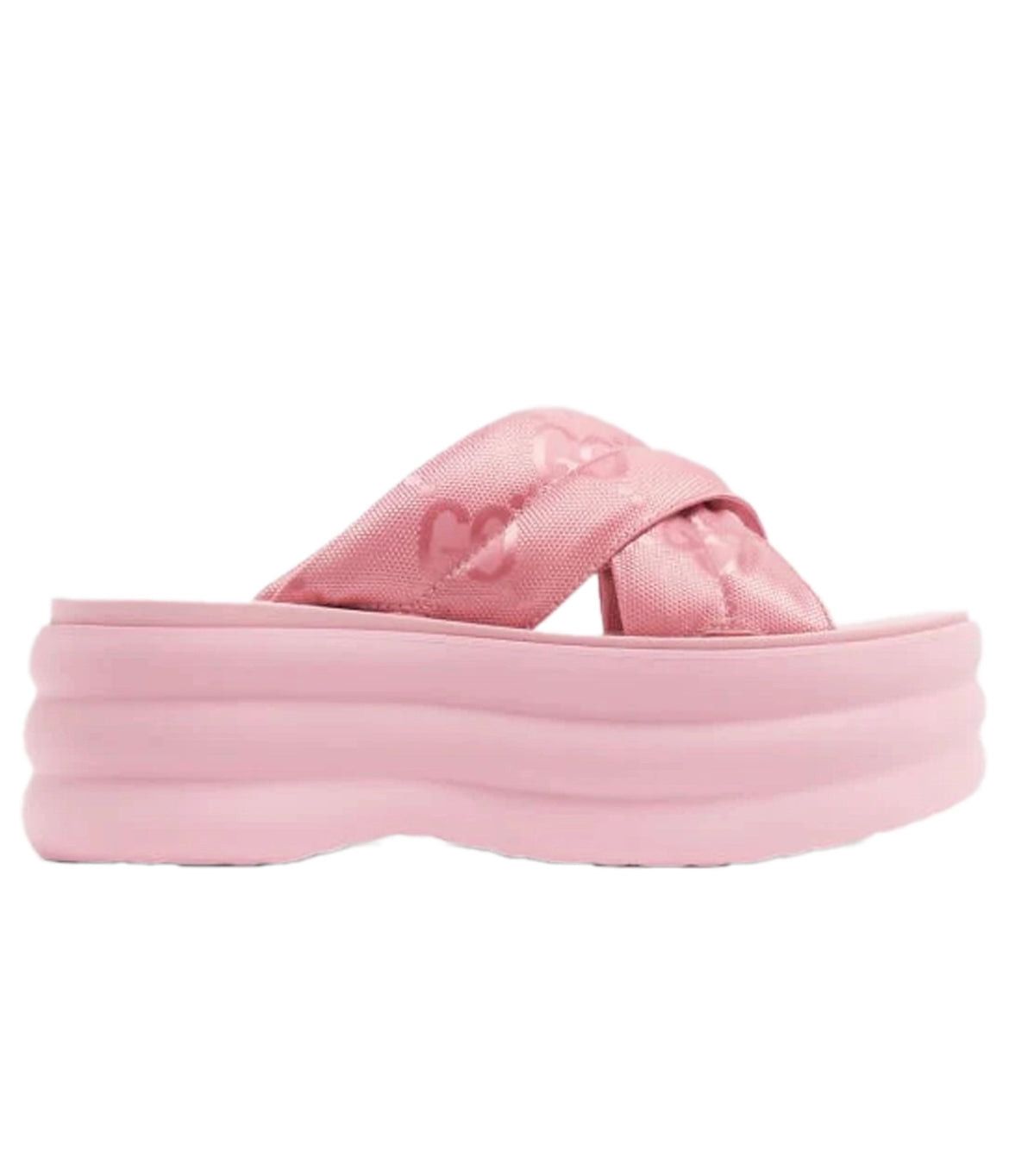 Gucci Gucci GG Crossed Platform Sandals Size ONE SIZE - 1 Thumbnail