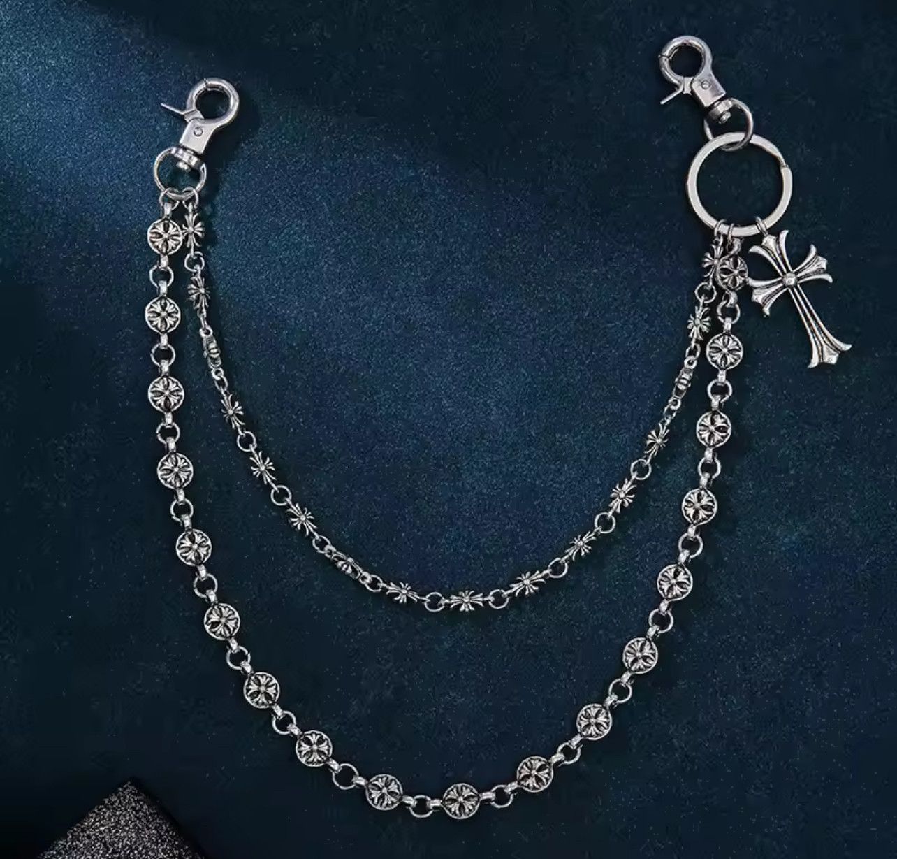 Jewelry Rhinestone Round Ball Pants Chain Size ONE SIZE - 5 Thumbnail