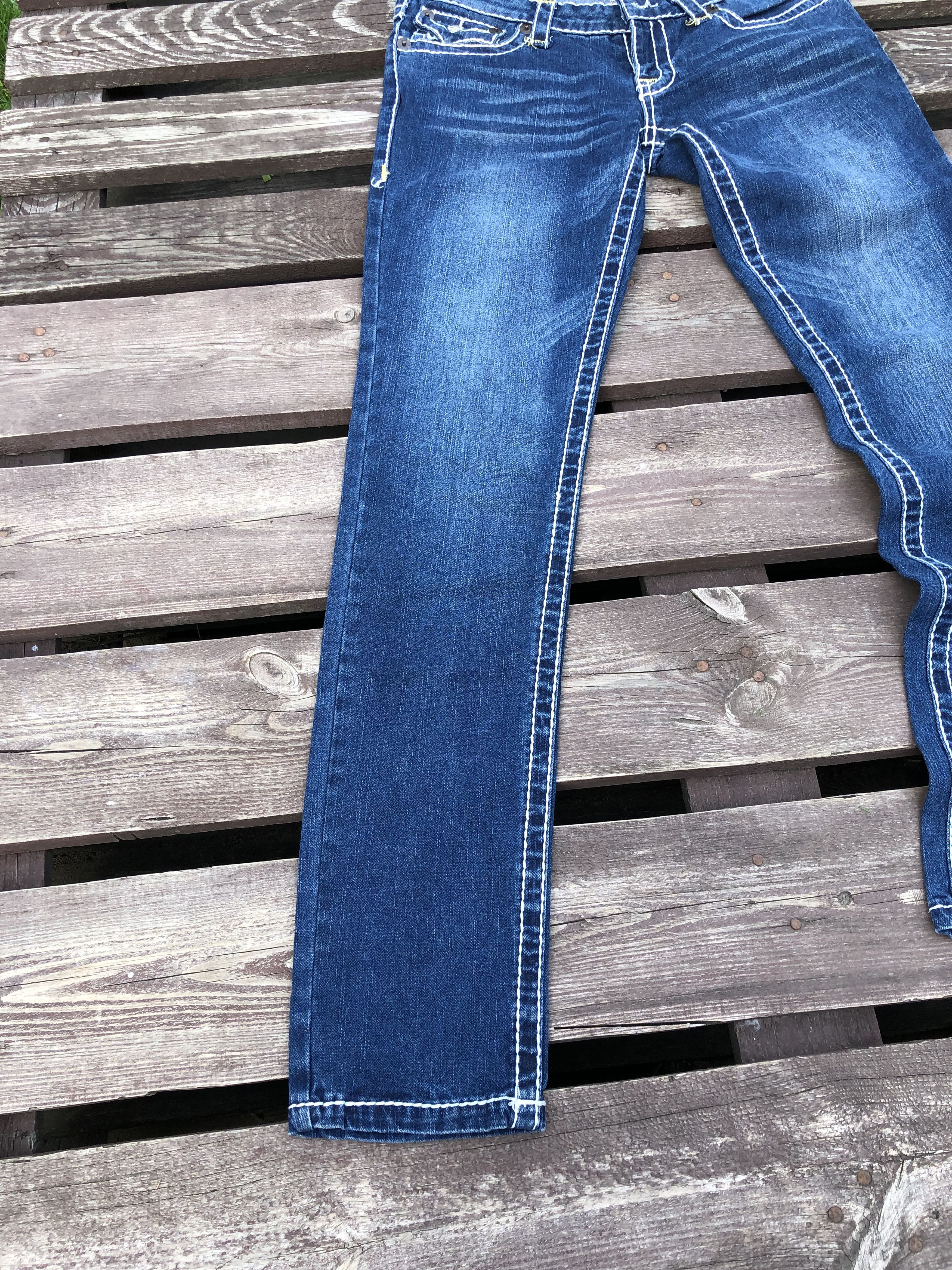 True Religion True Religion Y2K Vintage Johnny Big T Denim Jeans Size 29 Size 29" - 5 Thumbnail