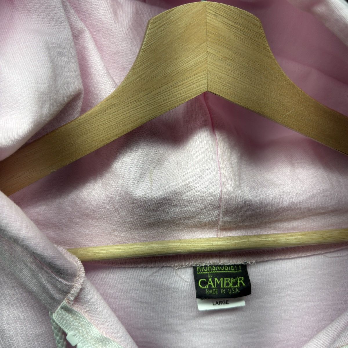 Camber Camber USA Highsnobiety 8oz Zip Up Hoodie Pink Size US L / EU 52-54 / 3 - 7 Thumbnail