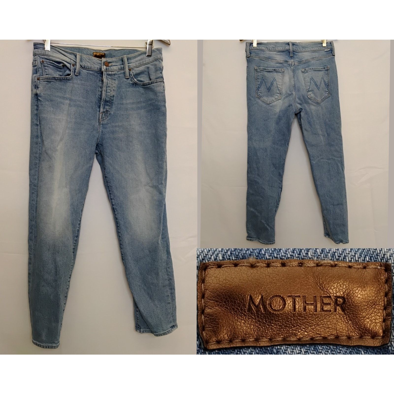 MOTHER Mother The Scrapper Ankle Jeans Women's 28" Light Wash Denim Size 28" / US 6 / IT 42 - 1 Thumbnail