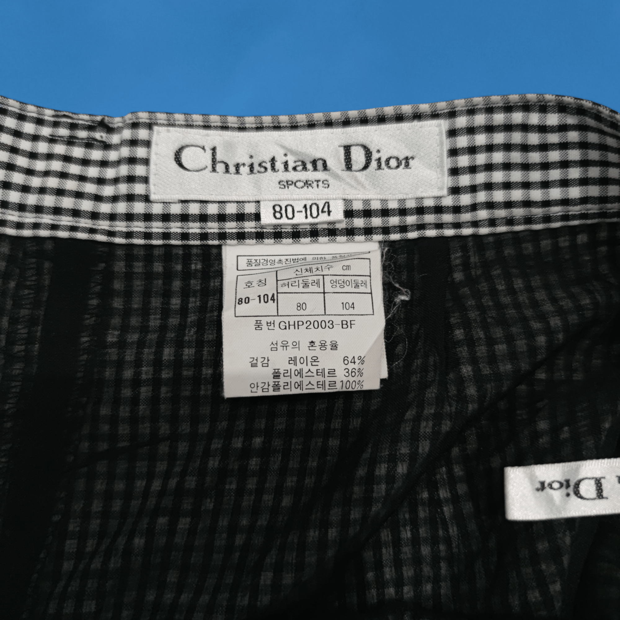 Christian Dior Monsieur Vintage 90s Christian Dior Sports Plaid Shorts Size 30" / US 8 / IT 44 - 10 Thumbnail