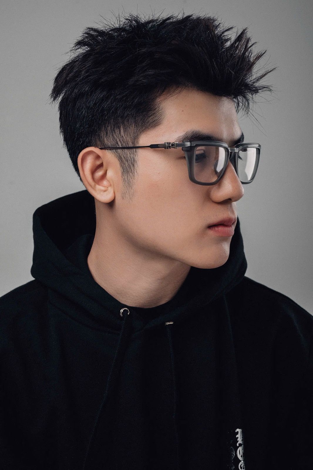 Chrome Hearts CHROME HEARTS TRYDIXAGAIN MATTE GRAY GLASSES Size ONE SIZE - 10 Thumbnail