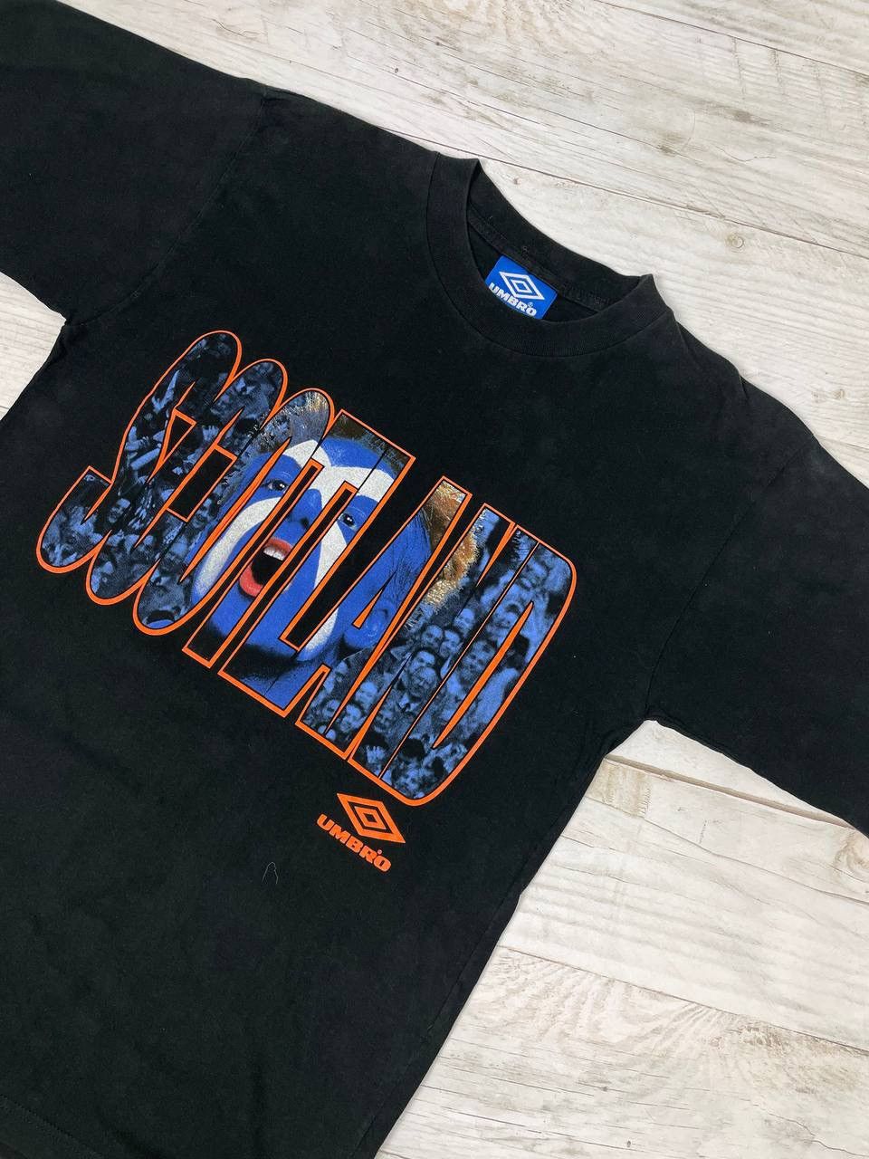 Umbro Vintage Umbro Scotland Big Logo Soccer T-Shirt 90s Football Size US M / EU 48-50 / 2 - 2 Thumbnail