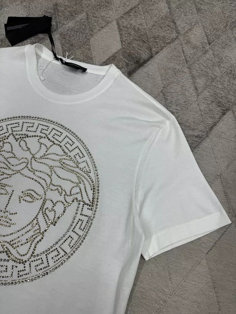 Versace Versace Full diamond Medusa T-shirt Size US M / EU 48-50 / 2 - 3 Thumbnail