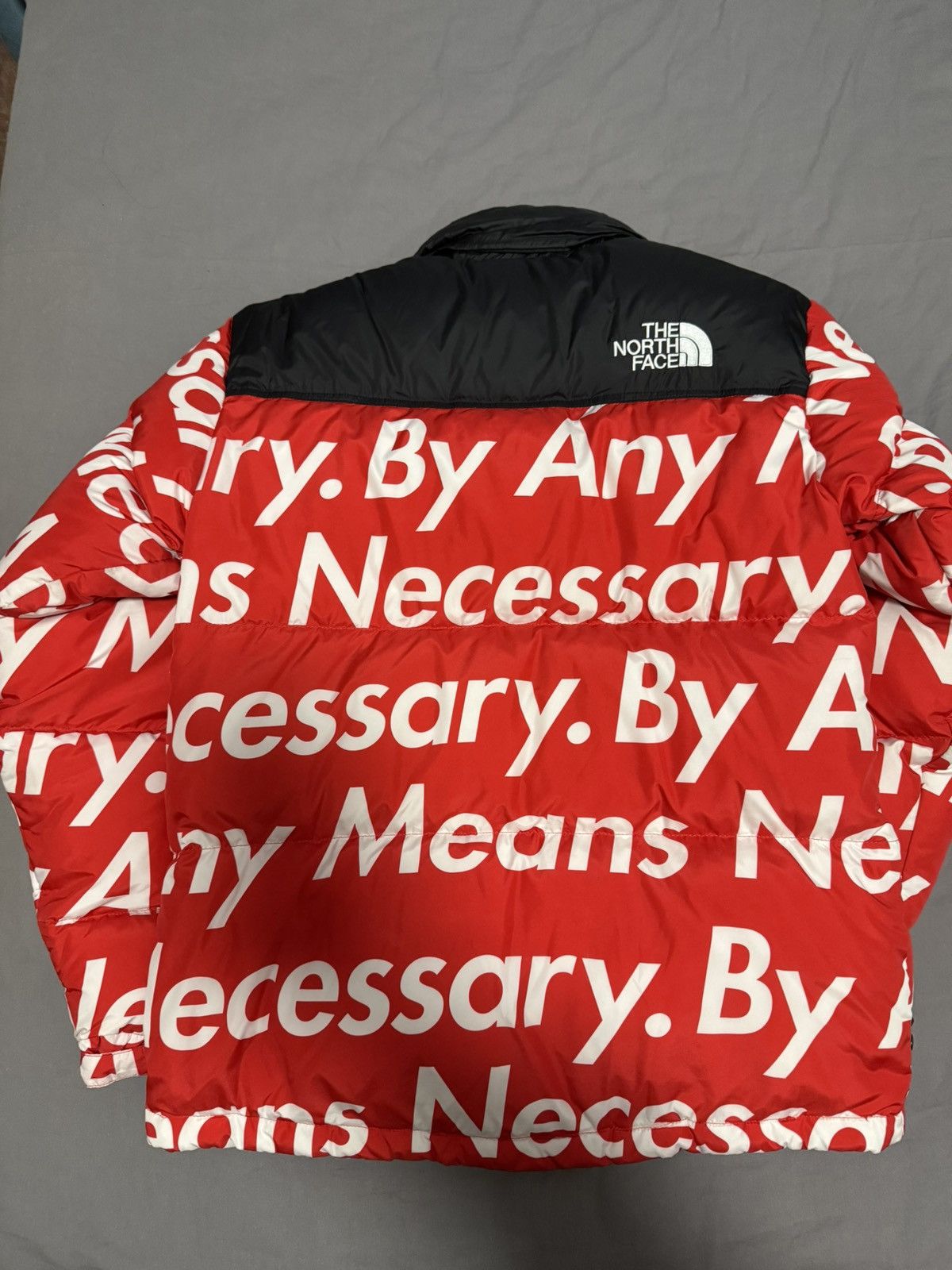 Supreme × The North Face Supreme tnf north face red bamn by any means nuptse jacket Size US S / EU 44-46 / 1 - 6 Thumbnail