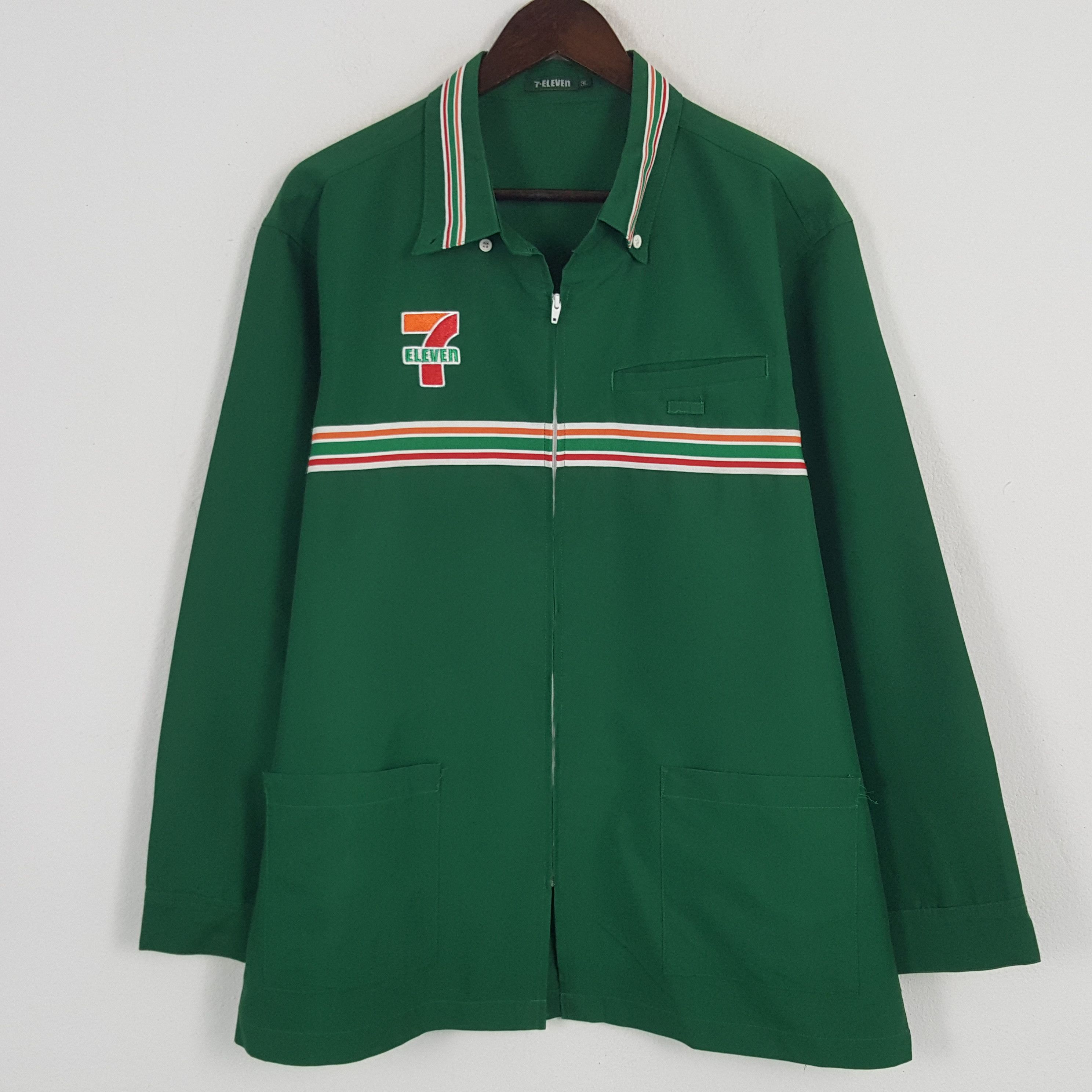 Japanese Brand × Uniform Wares × Vintage Vintage 7 Eleven Embroidery Logo Worker Jacket Size US L / EU 52-54 / 3 - 3 Thumbnail