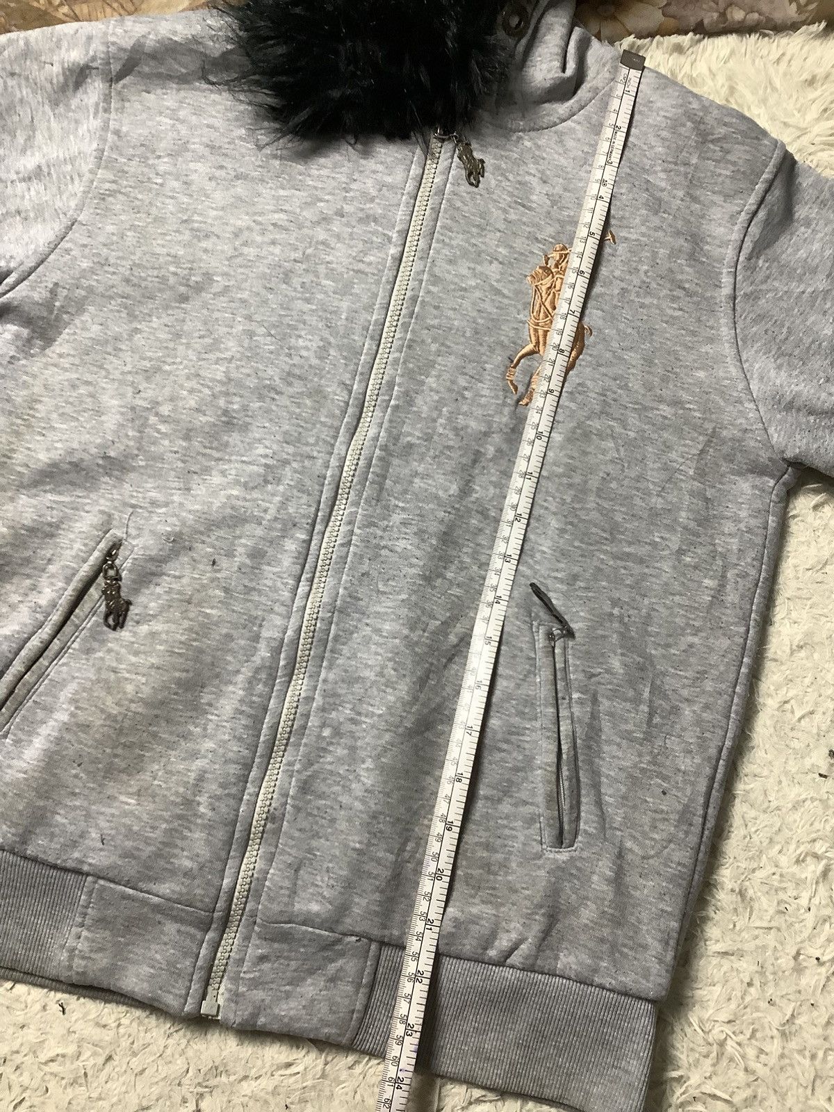 If Six Was Nine × Le Grande Bleu (L.G.B.) × Polo Ralph Lauren Polo Ralph Lauren Zipper Fur Faux If6w9 Hoodie Style Size US M / EU 48-50 / 2 - 13 Thumbnail