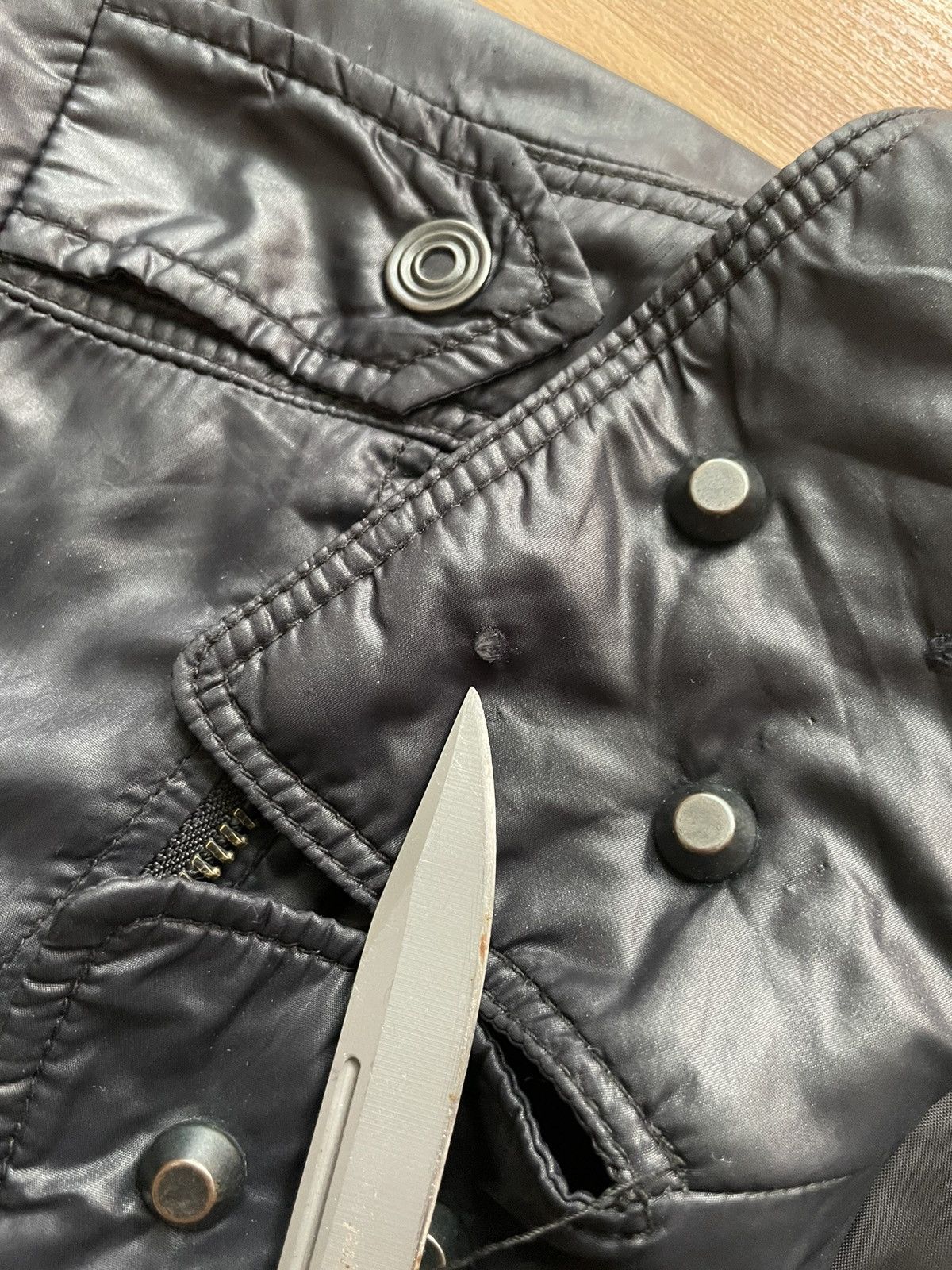 Diesel Vintage Diesel Logo Avant Garde Biker Jacket Backprint Size XS / US 0-2 / IT 36-38 - 6 Thumbnail