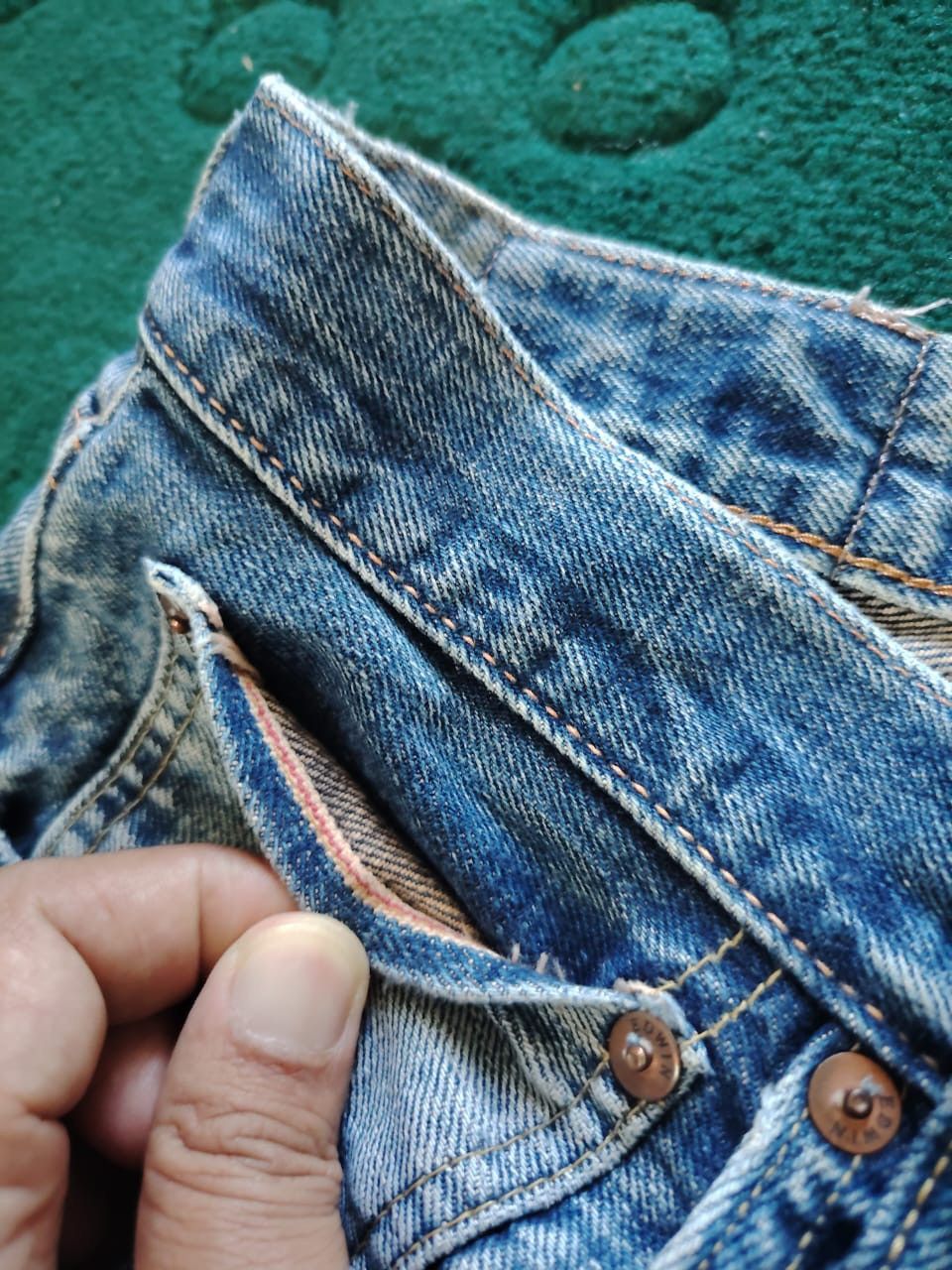 Edwin Edwin 505 X Jeans Denime Japan Selvedge Vintage Size US 31 - 6 Thumbnail