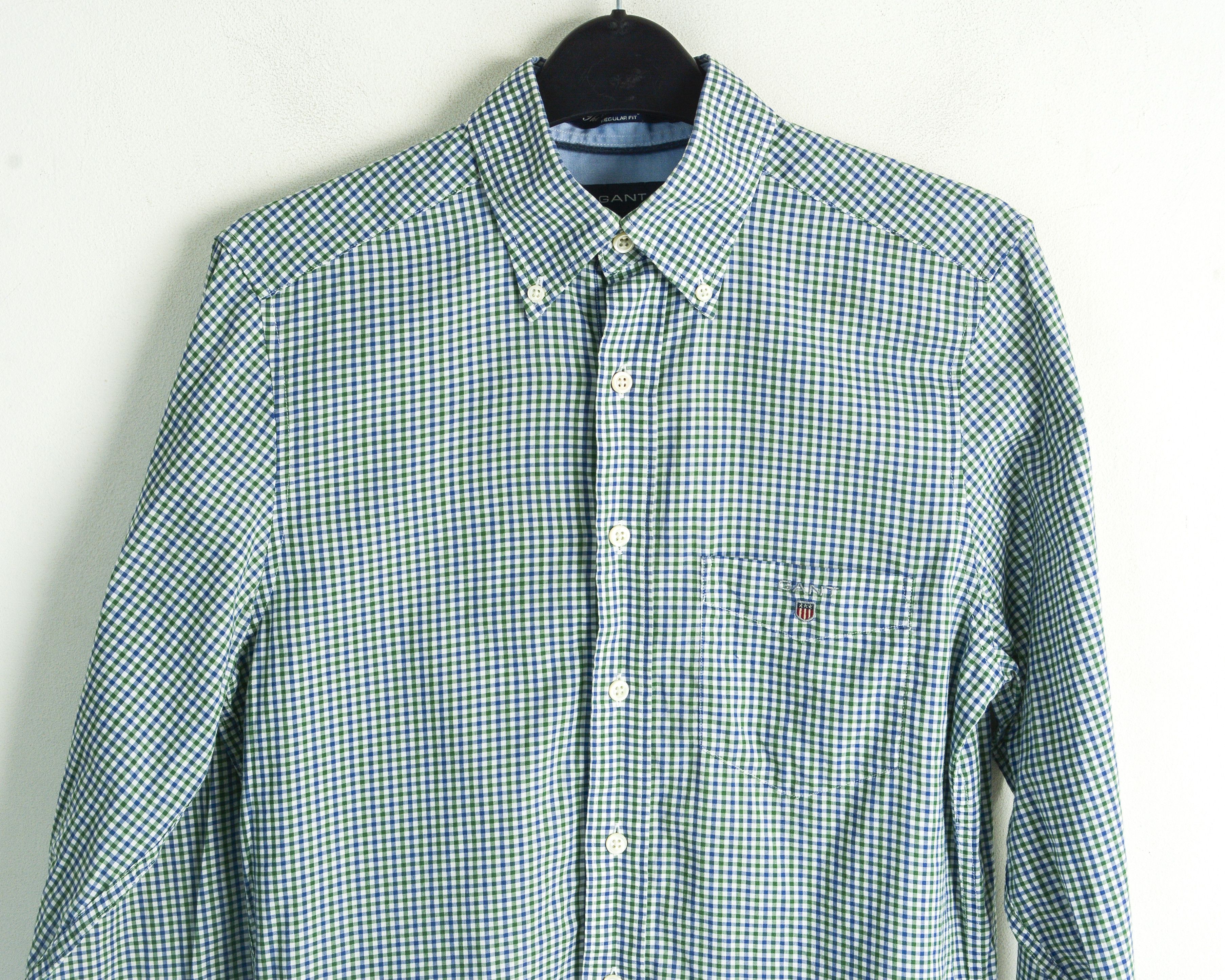 Gant The Color Gingham Shirt Button Regular Long Sleeve Check Size US XS / EU 42 / 0 - 2 Thumbnail