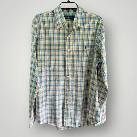 Polo Ralph Lauren Ralph Lauren Men's Plaid Button Down Shirt Large Size US L / EU 52-54 / 3 - 3 Thumbnail