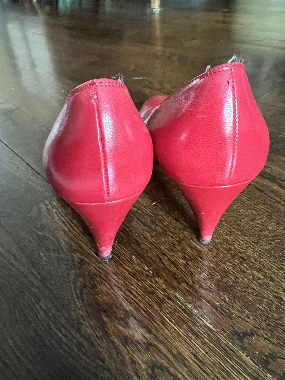 Salvatore Ferragamo Vintage Salvatore Ferragamo Red Pumps Shoes 8 Size US 8 / IT 38 - 5 Thumbnail