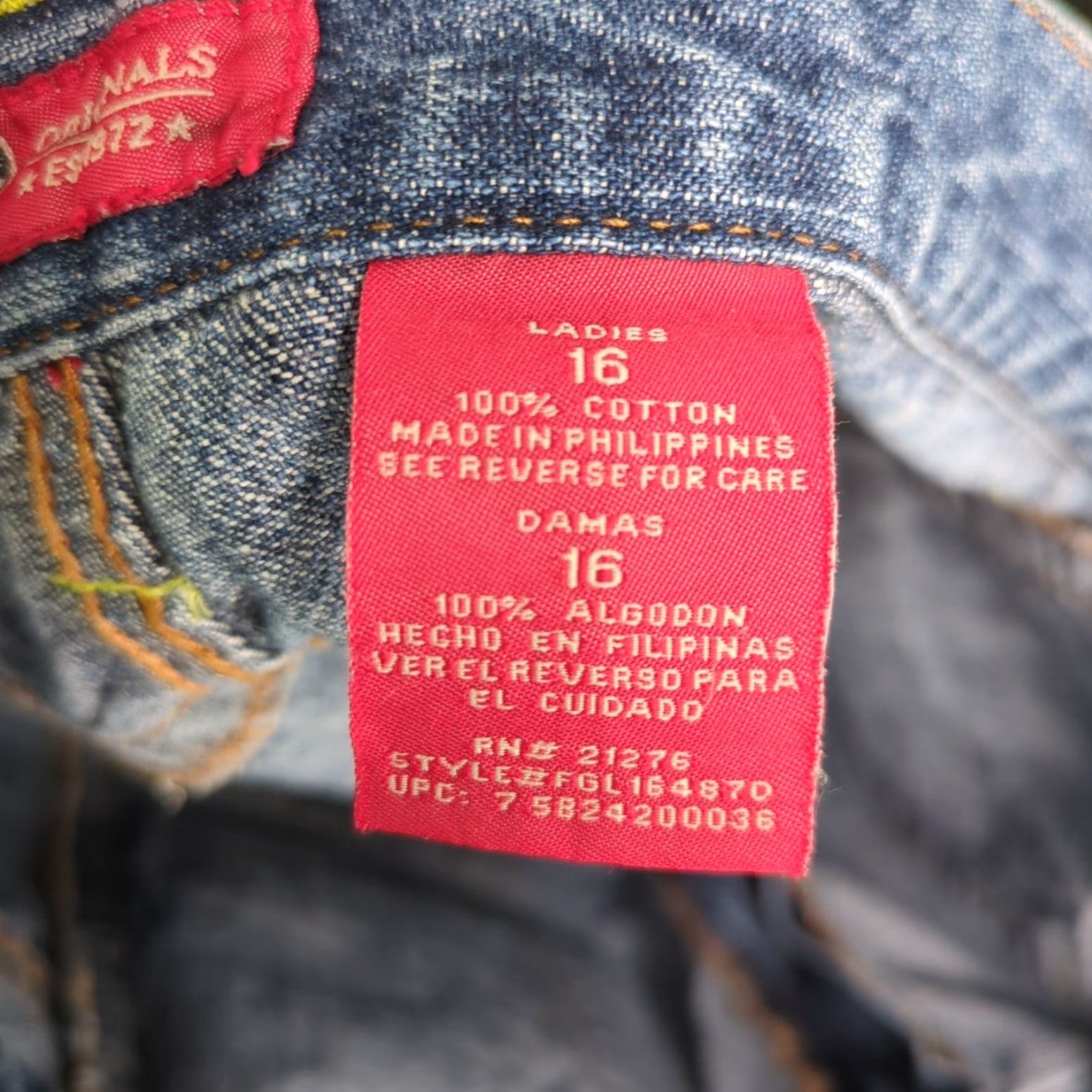 Faded Glory VINTAGE Faded Glory Denim Shorts Women 16 Blue Mom Regular Denim VTG Good B11 Womens Size 38" / US 16 / IT 52 - 3 Thumbnail