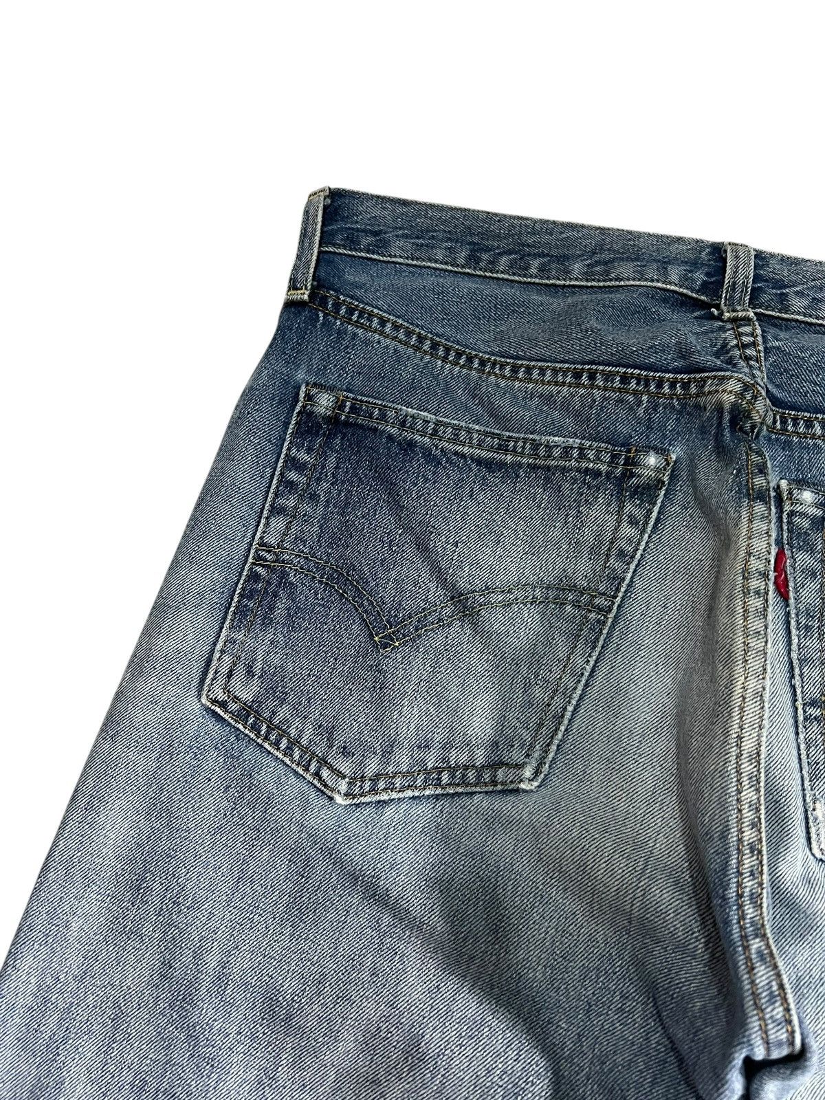 Levi's LVC Levi’s 501z xx Big E Distress Faded Selvedge Jean Size US 30 / EU 46 - 17 Thumbnail