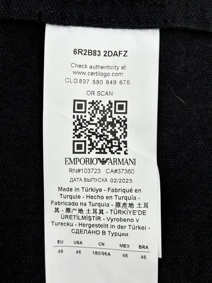 Emporio Armani SS2023 Emporio Armani Black Denim Multi-Pocket Denim Jacket Size M / US 6-8 / IT 42-44 - 12 Thumbnail
