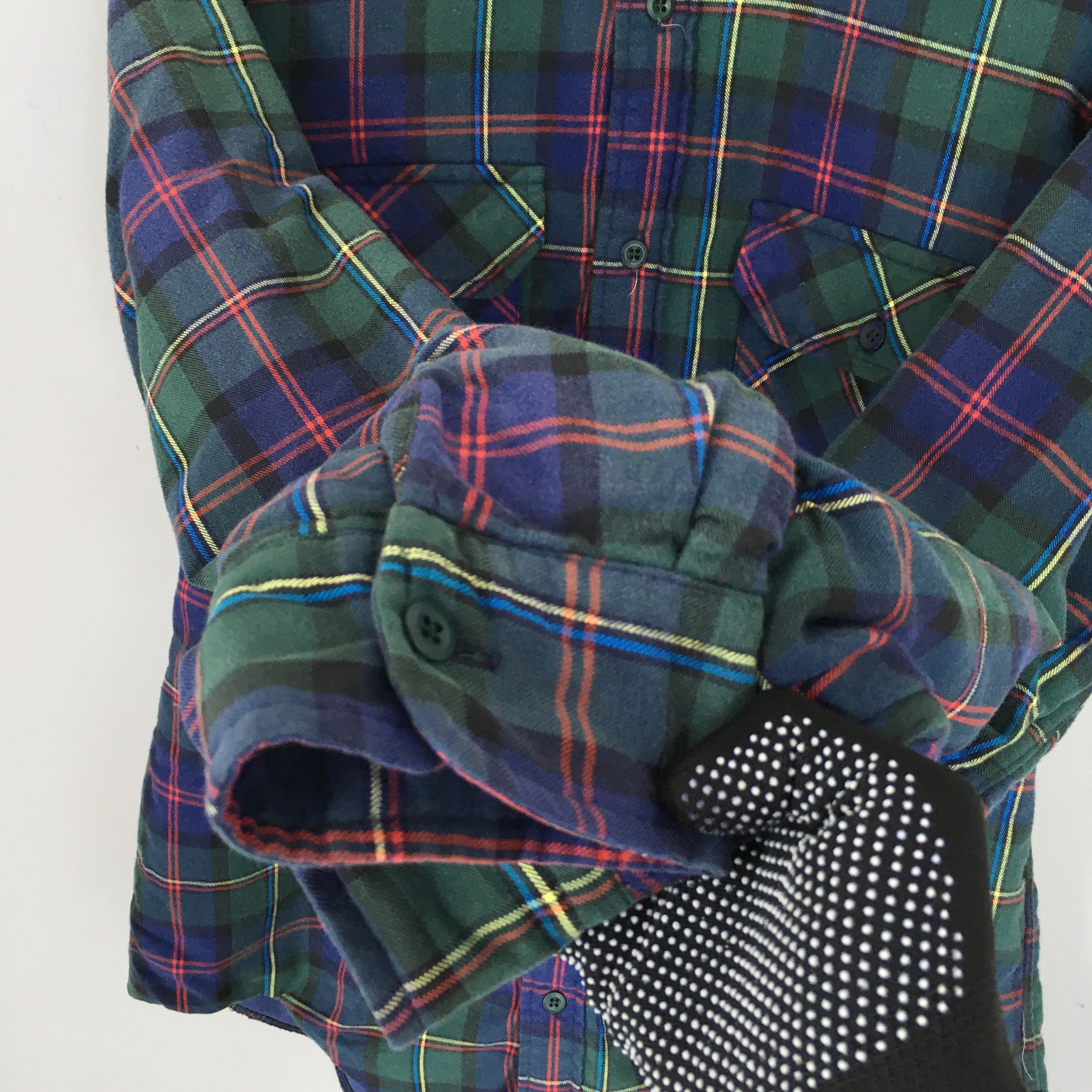 Flannel Vintage 90s LL Bean Lined Canvas Checkered Flannel Shirt M Size US M / EU 48-50 / 2 - 4 Thumbnail
