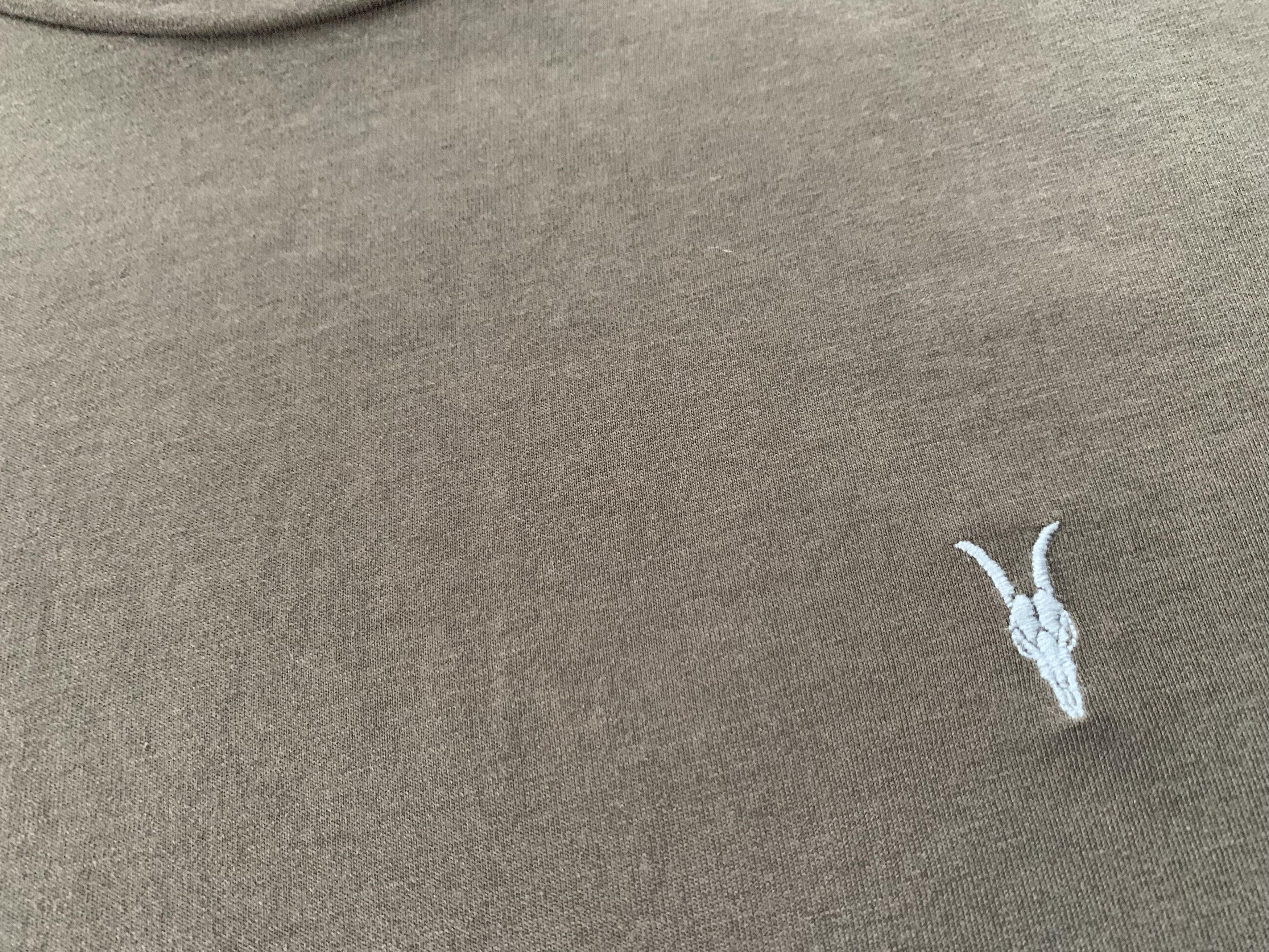 Allsaints Allsaints Basic Cotton Khaki T Shirt Size US XXL / EU 58 / 5 - 5 Thumbnail
