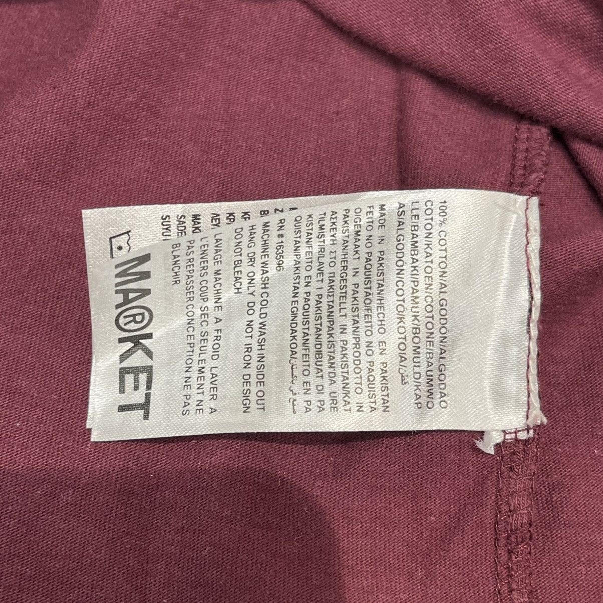 Market Market Random Workshop Bear Tee Burgundy Size US L / EU 52-54 / 3 - 5 Thumbnail