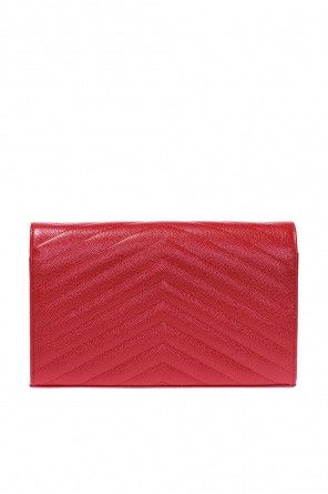 Saint Laurent Paris o1bcso1str1124 Size: OS/ Opyum Wallet On Chain in Red Size ONE SIZE - 3 Thumbnail