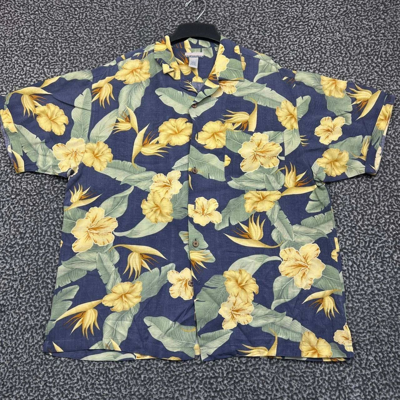 Other Breakwater Shirt Men Hawaiian Floral Button Up Collared L Size US L / EU 52-54 / 3 - 1 Thumbnail