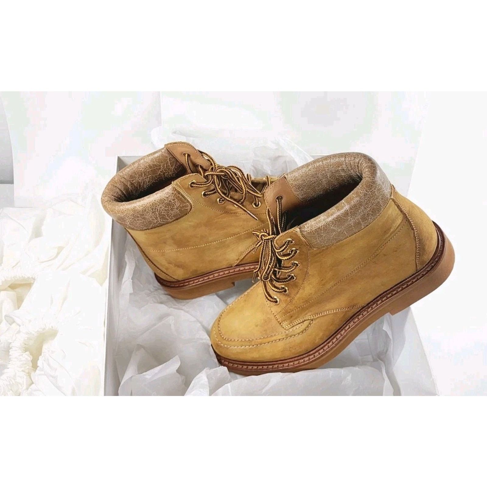 Maison Margiela $790 MAISON MARGIELA Leather Ankle Boots US Size 7. Size US 7 / EU 40 - 8 Thumbnail