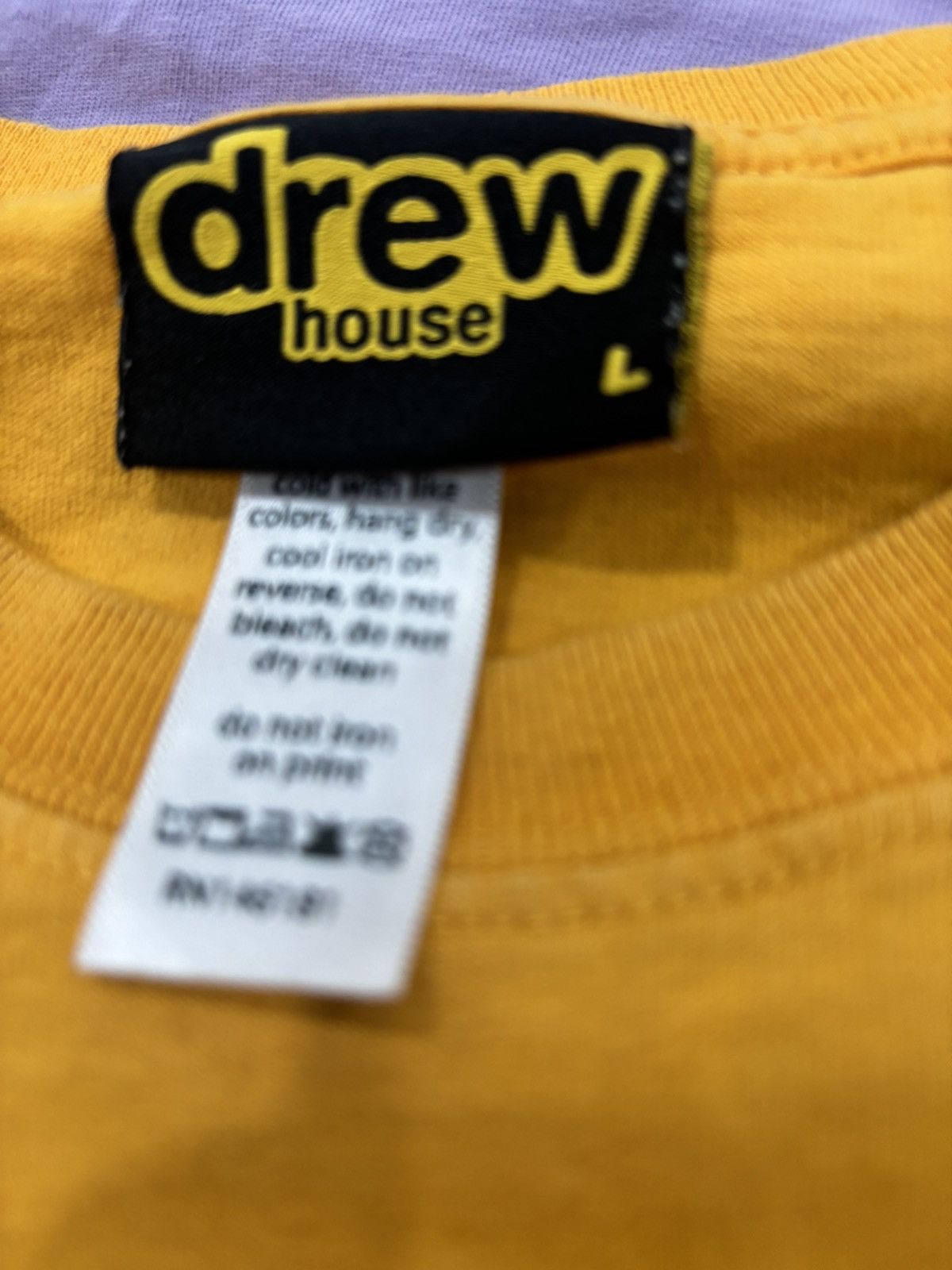 Drew House Drew house yellow t shirt Size US L / EU 52-54 / 3 - 2 Thumbnail