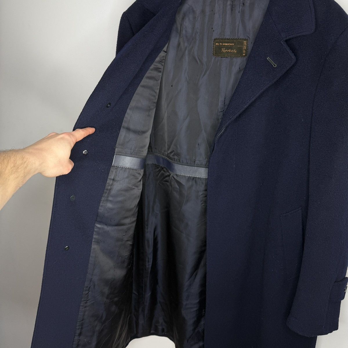 Herno Herno mens wool coat size 52 / large made in Italy Size US L / EU 52-54 / 3 - 11 Thumbnail