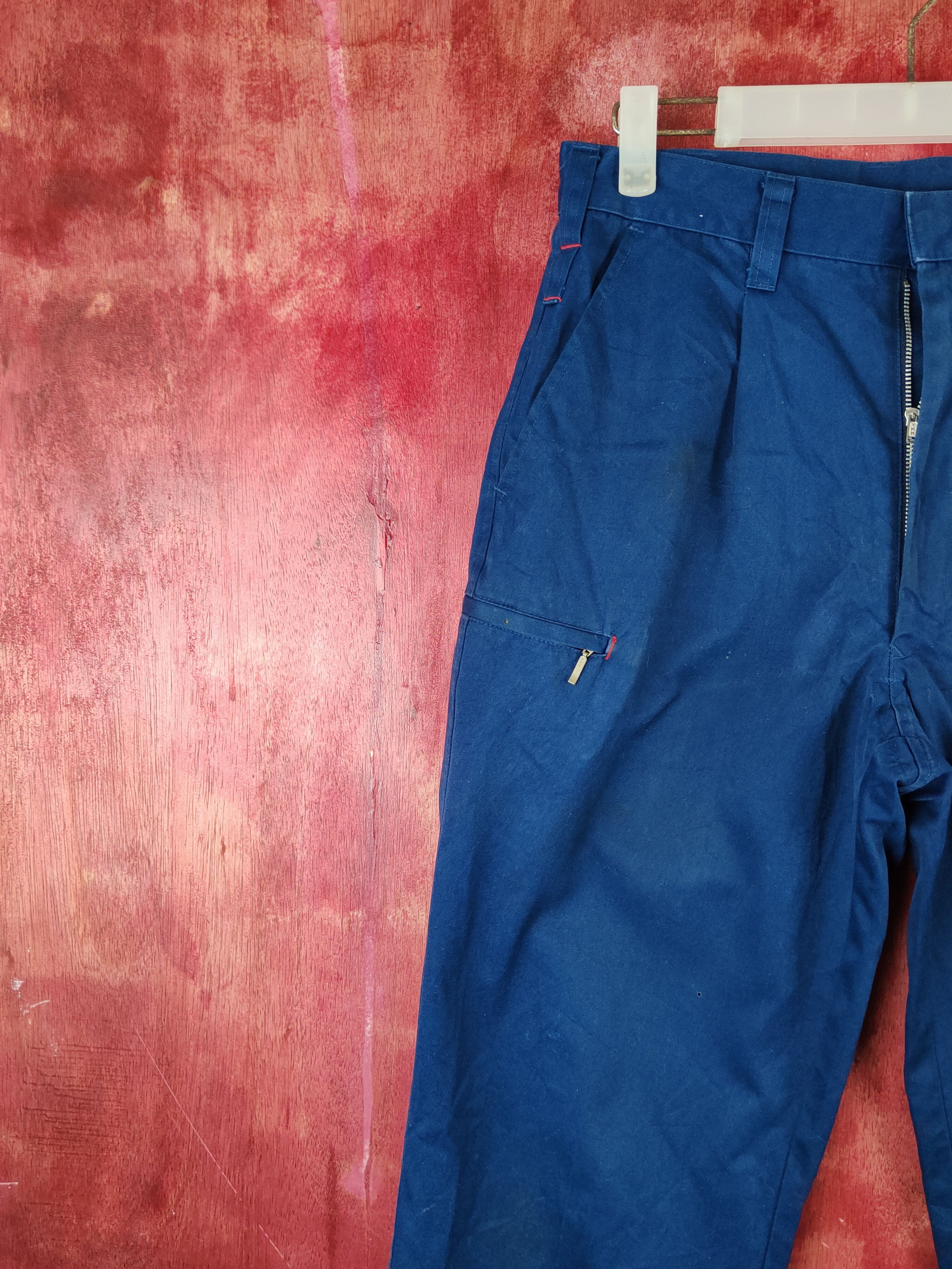 Japanese Brand Kansai Blue Multipocket Tactical Cargo Pants #S1816 Size US 30 / EU 46 - 4 Thumbnail