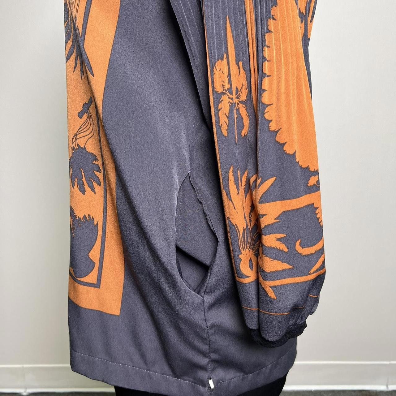 Designer Vintage Orange and Grey Shirt Size M / US 6-8 / IT 42-44 - 2 Thumbnail