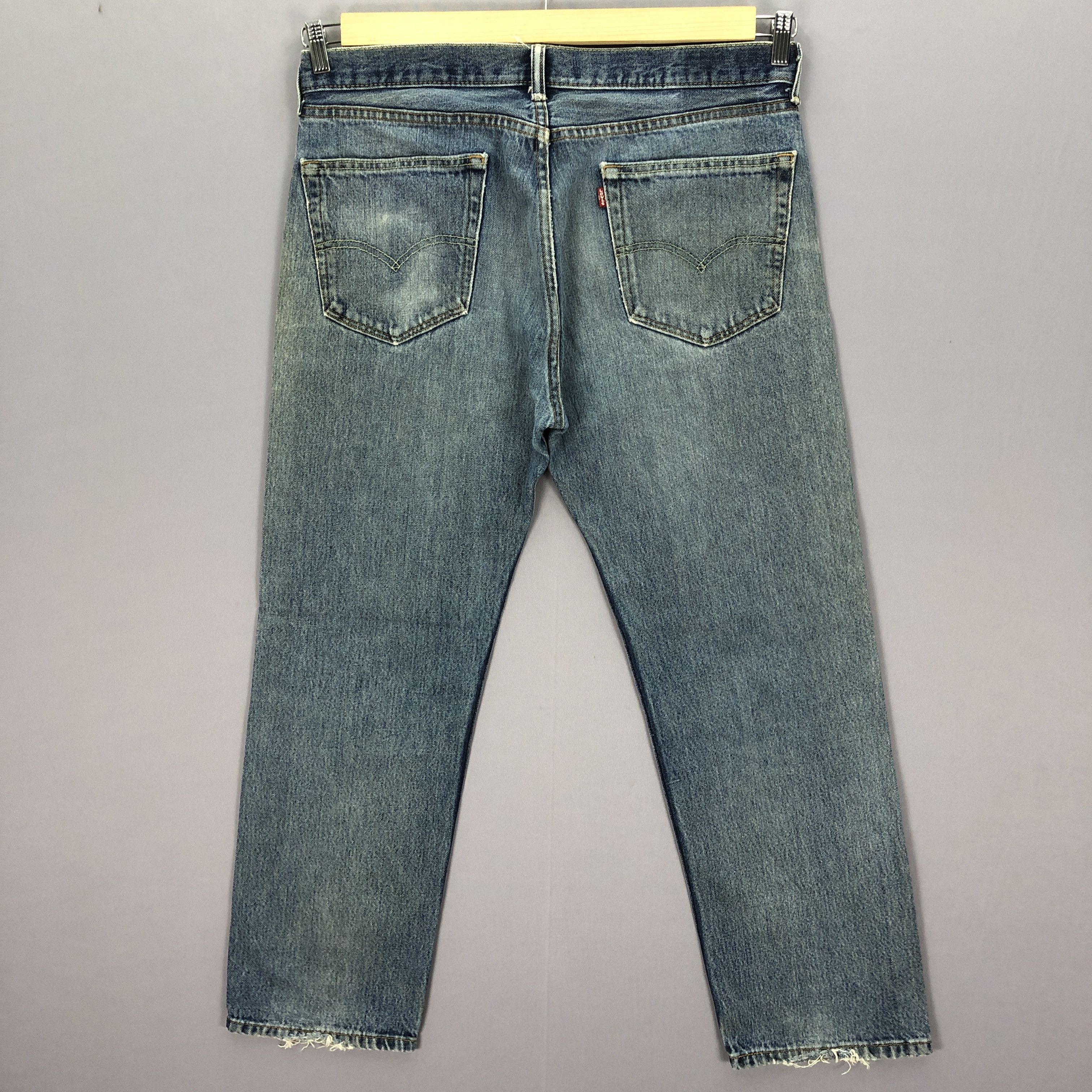 Levi's Vintage Y2K Levis 505 Jeans Levi's Ripped Faded Wash Denim Size US 36 / EU 52 - 2 Thumbnail