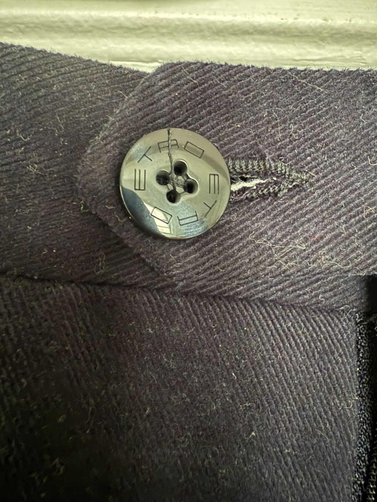 Etro Etro blue pant 32 (48 It) Size US 32 / EU 48 - 4 Thumbnail