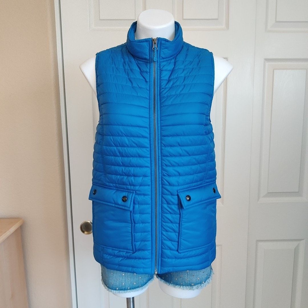 Vineyard Vines Vineyard Vines puffer pocket vest tide blue S Size S / US 4 / IT 40 - 1 Thumbnail
