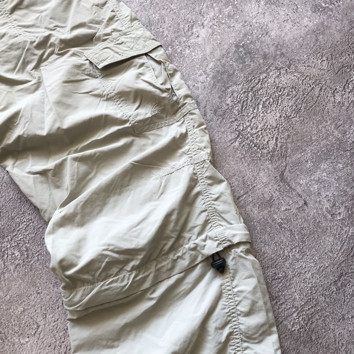 Vintage Vintage 90s Baggy Cargo Pants Parachute Hybrid Workwear 34 Size US 34 / EU 50 - 4 Thumbnail