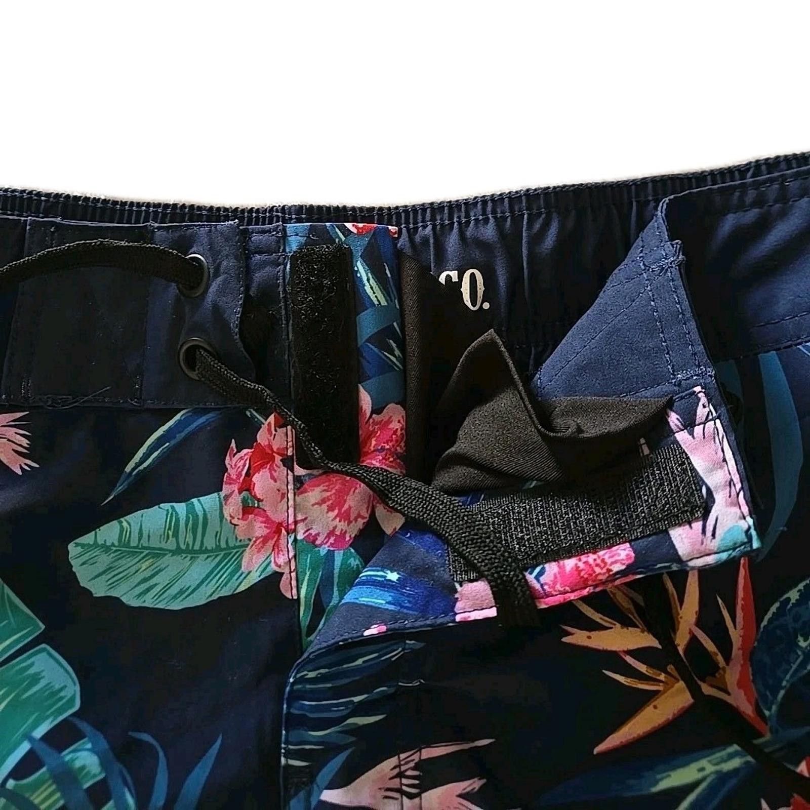 Generic Surplus SURPLUS CUSTOM CO. Swim Trunks Board Shorts Large Floral Size US 34 / EU 50 - 4 Thumbnail