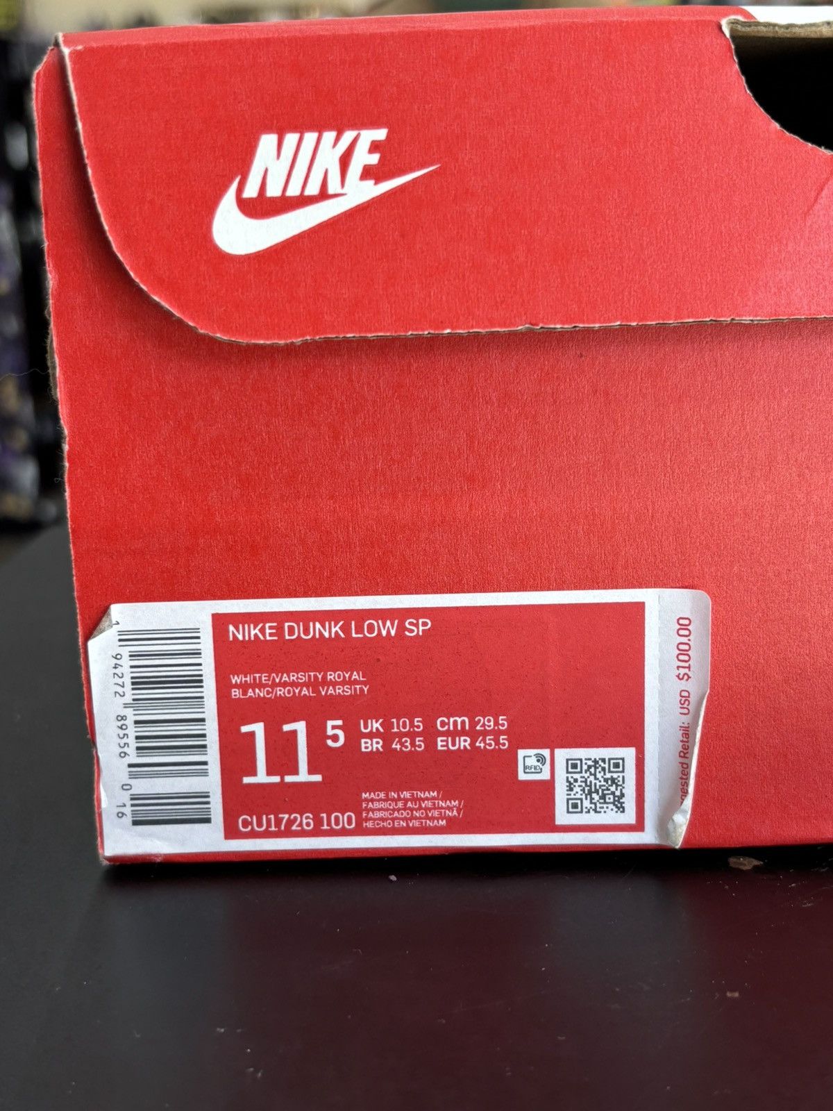 Nike Nike Dunk Low SP Kentucky Size US 11.5 / EU 44-45 - 11 Thumbnail