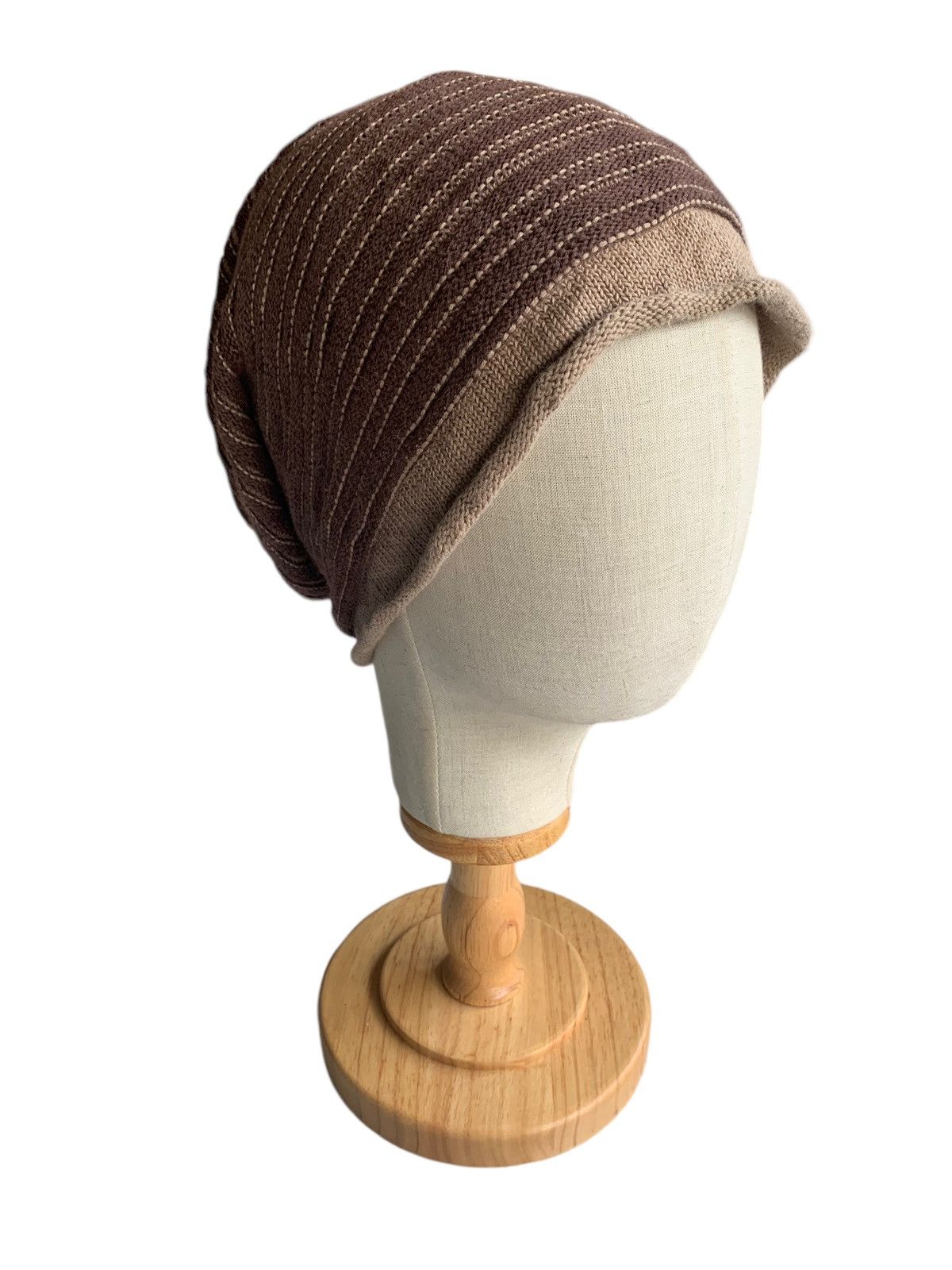 Japanese Brand Punk Bondage Style Big Watch Knitted Long Beanie Hats Size ONE SIZE - 3 Thumbnail