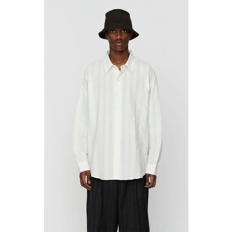 Mfpen Exact Shirt Wide Seersucker White/Cream Size M Size US M / EU 48-50 / 2 - 3 Thumbnail