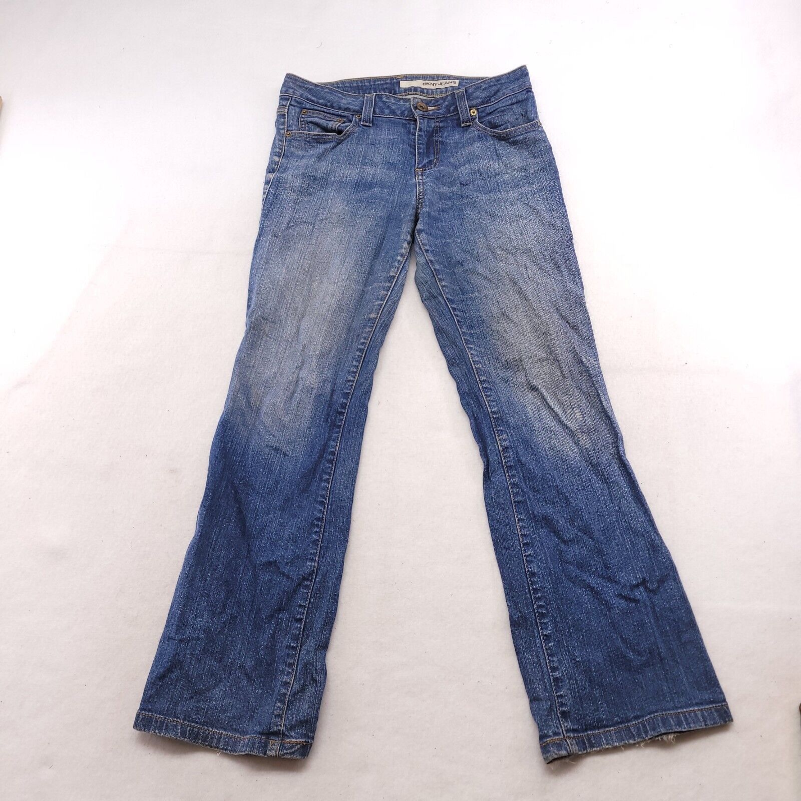 DKNY DKNY Casual Button Zip Denim Jeans Womens Size 8 Blue Size 28" / US 6 / IT 42 - 2 Thumbnail